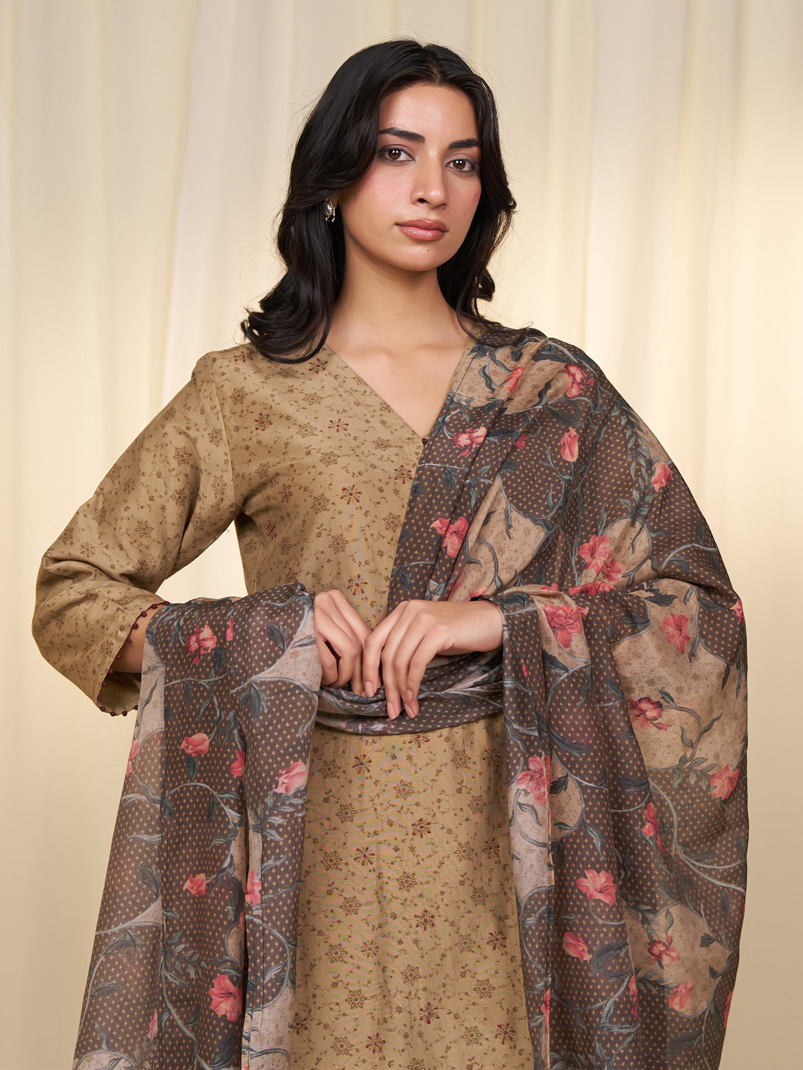 Cocoa Roots Chanderi Dupatta