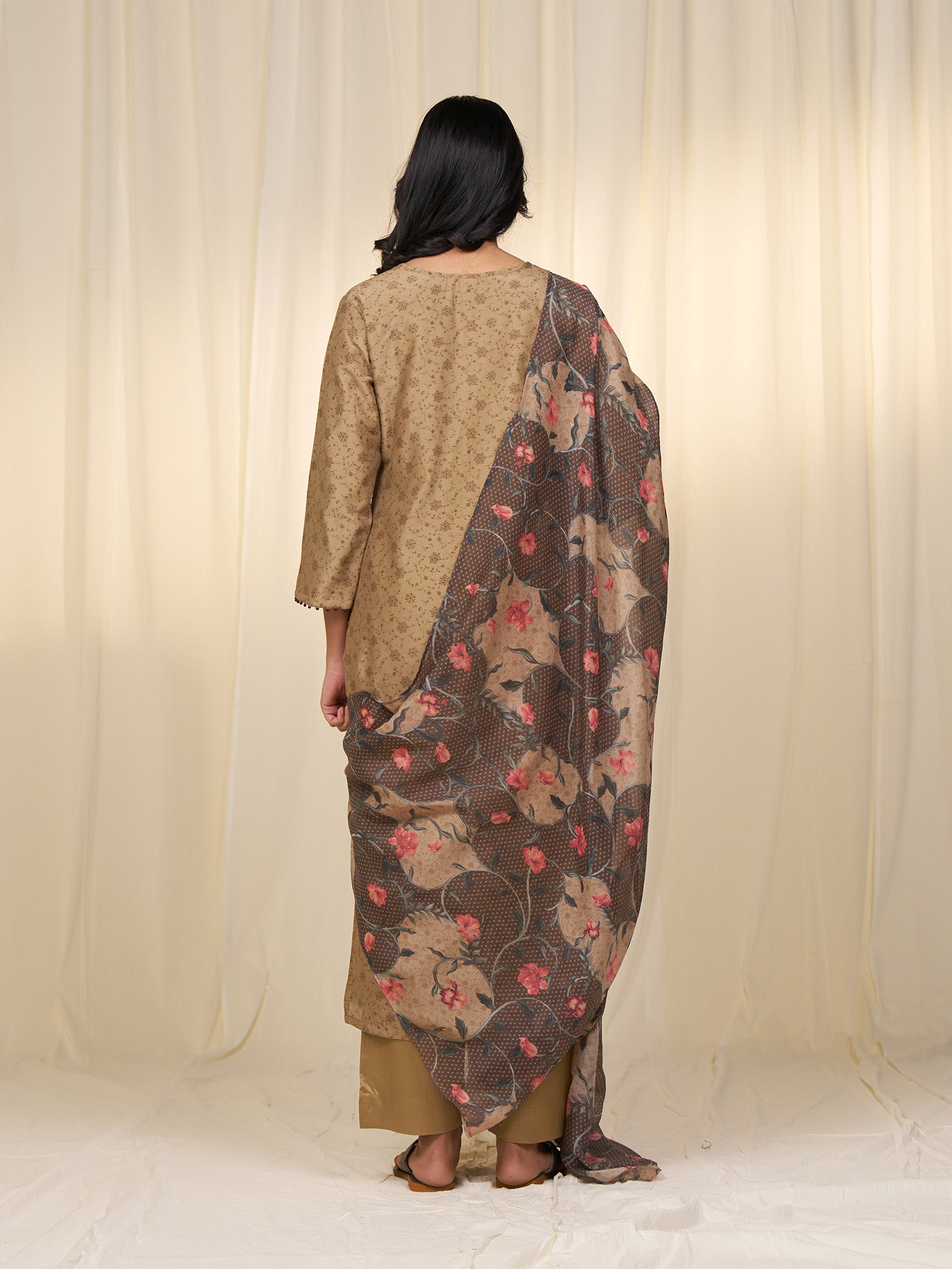 Cocoa Roots Chanderi Dupatta