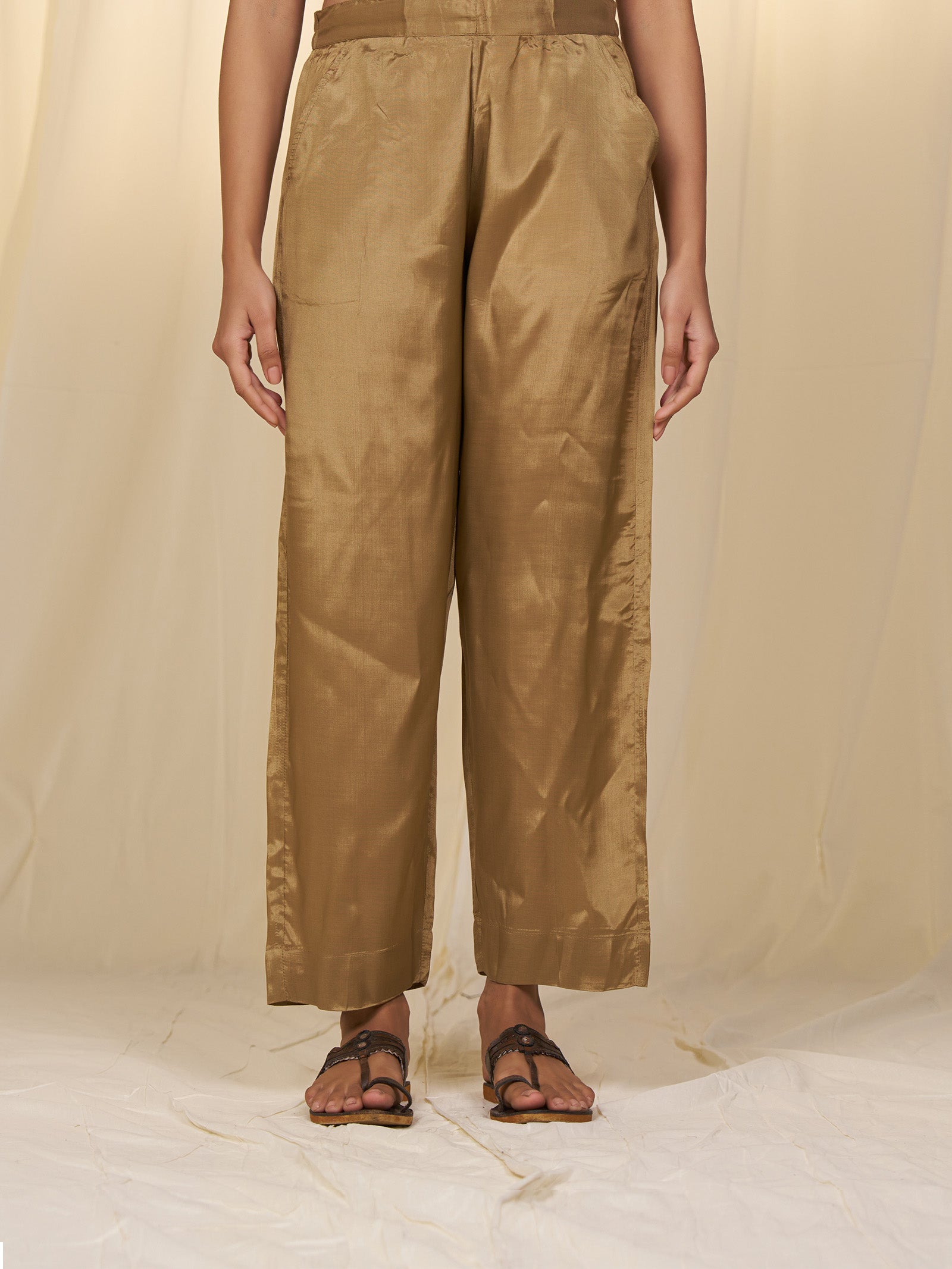 Cocoa Roots Bamboo Silk Straight Pants