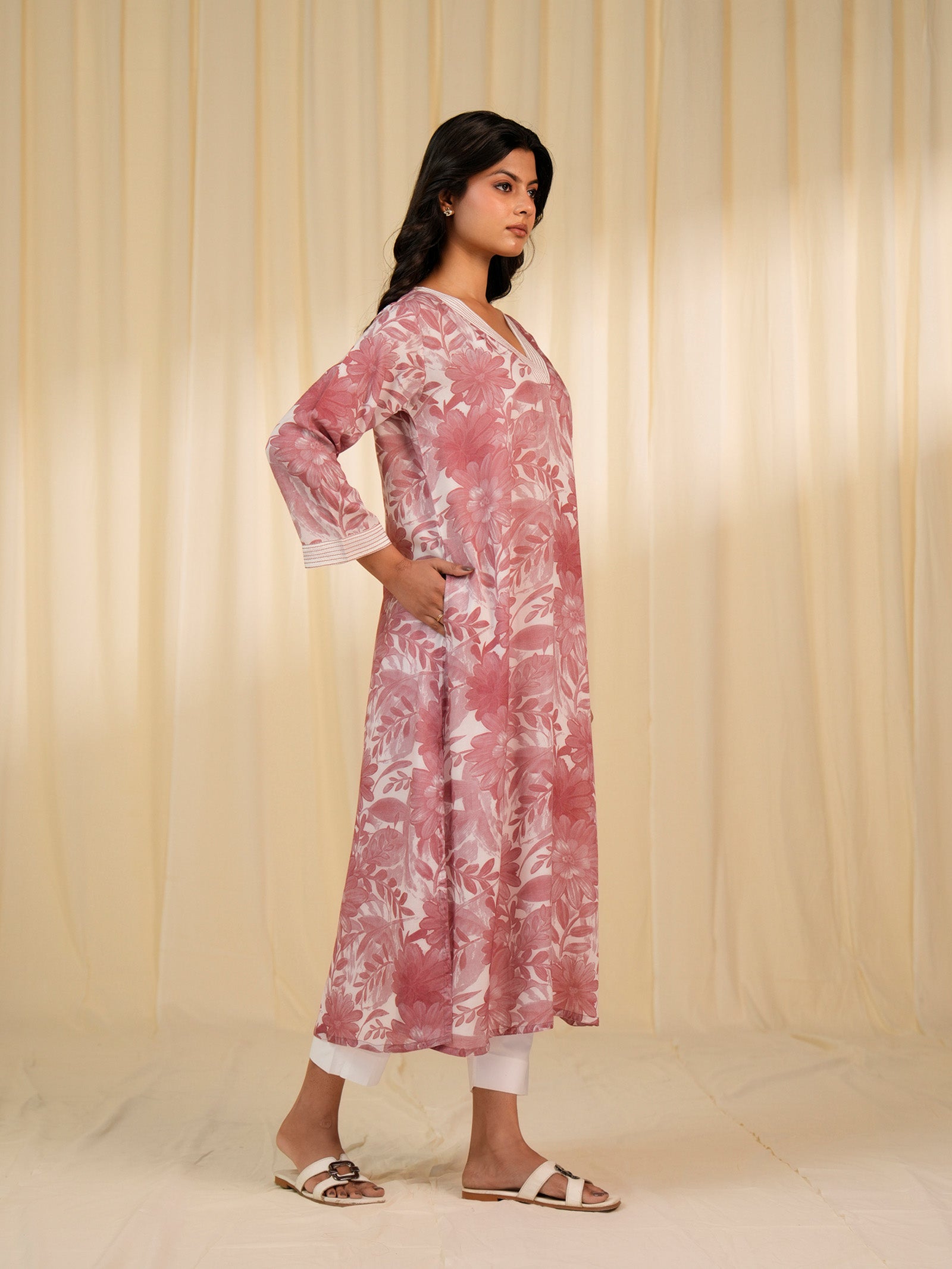 Bloom Garden Cotton Kurta