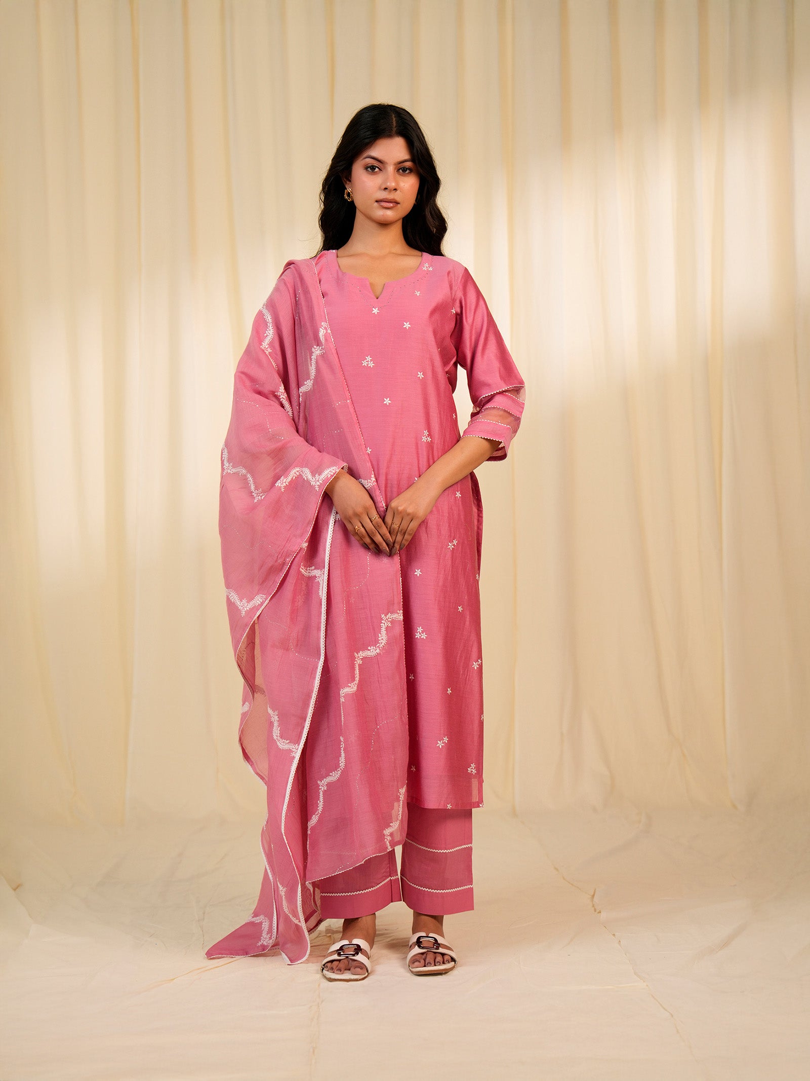 Nawabi Bahar Chanderi Dupatta