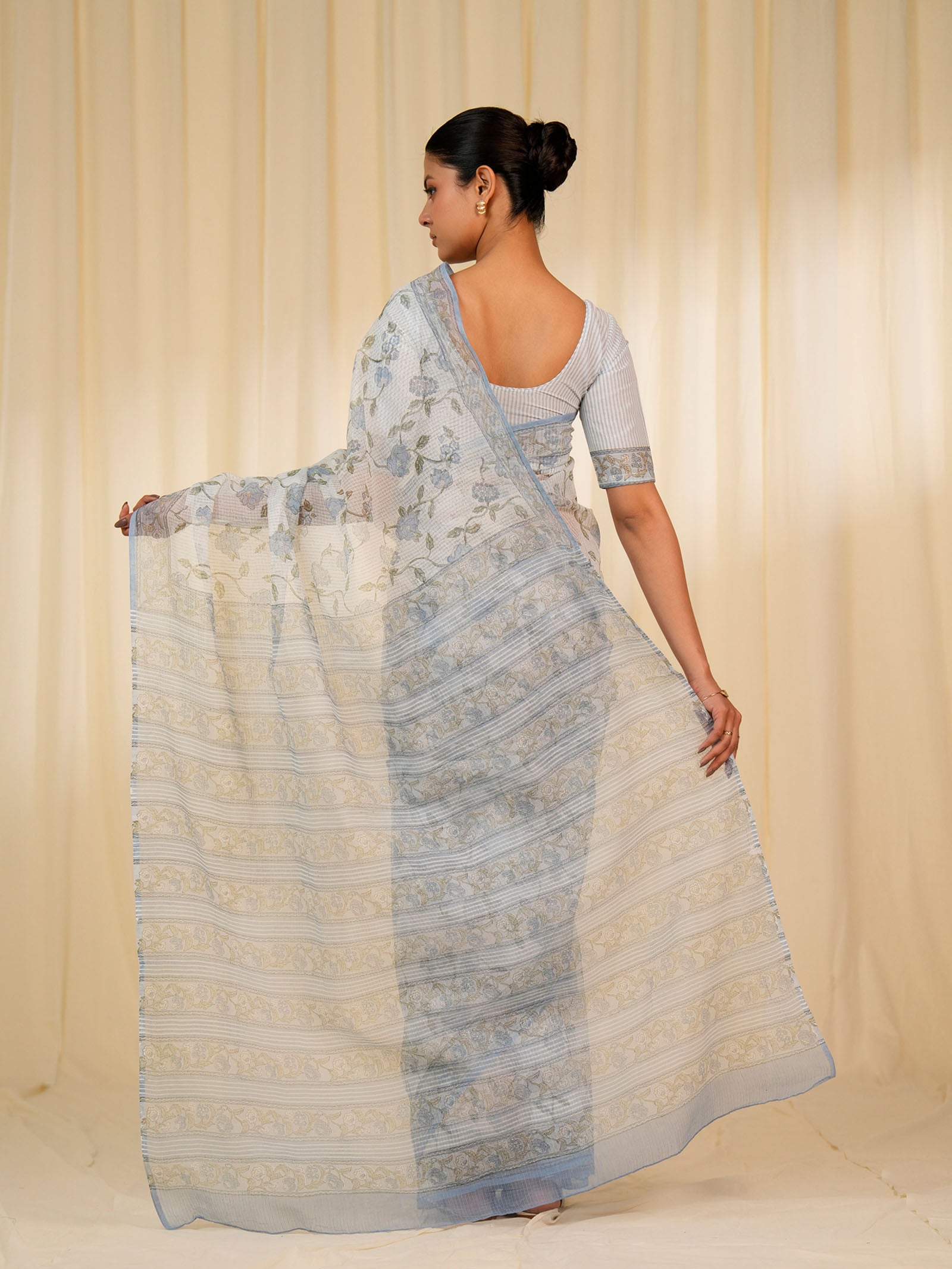 Icy Thread Kota Saree