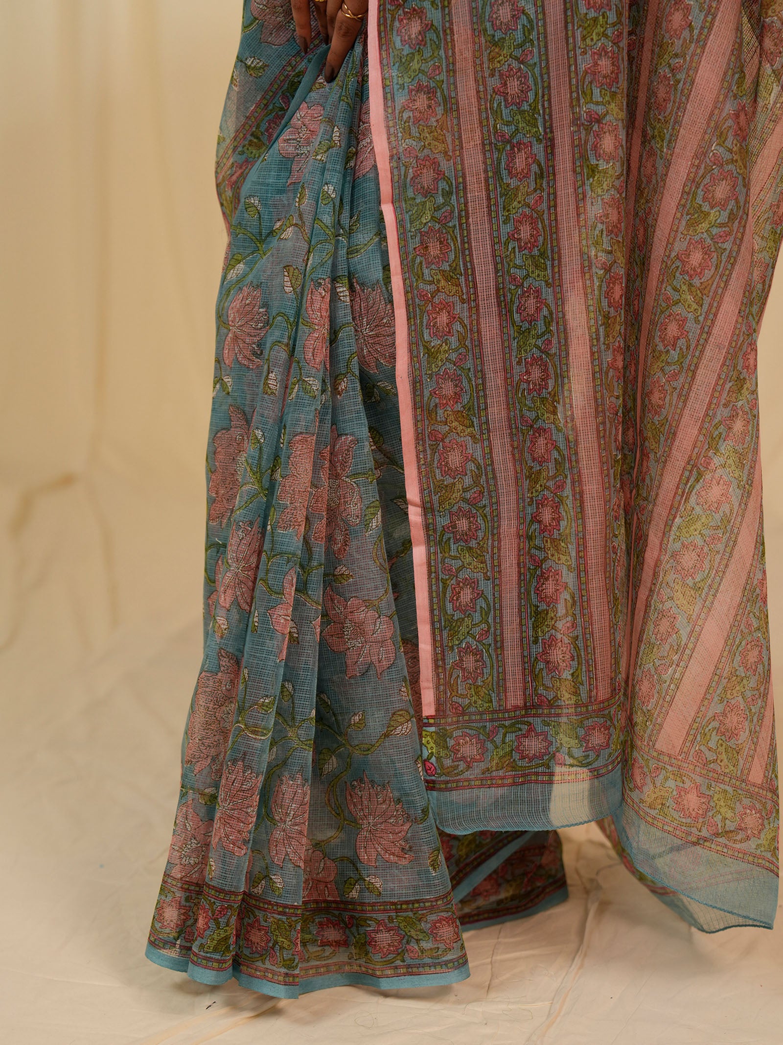 Foothills Flowers Kota Saree