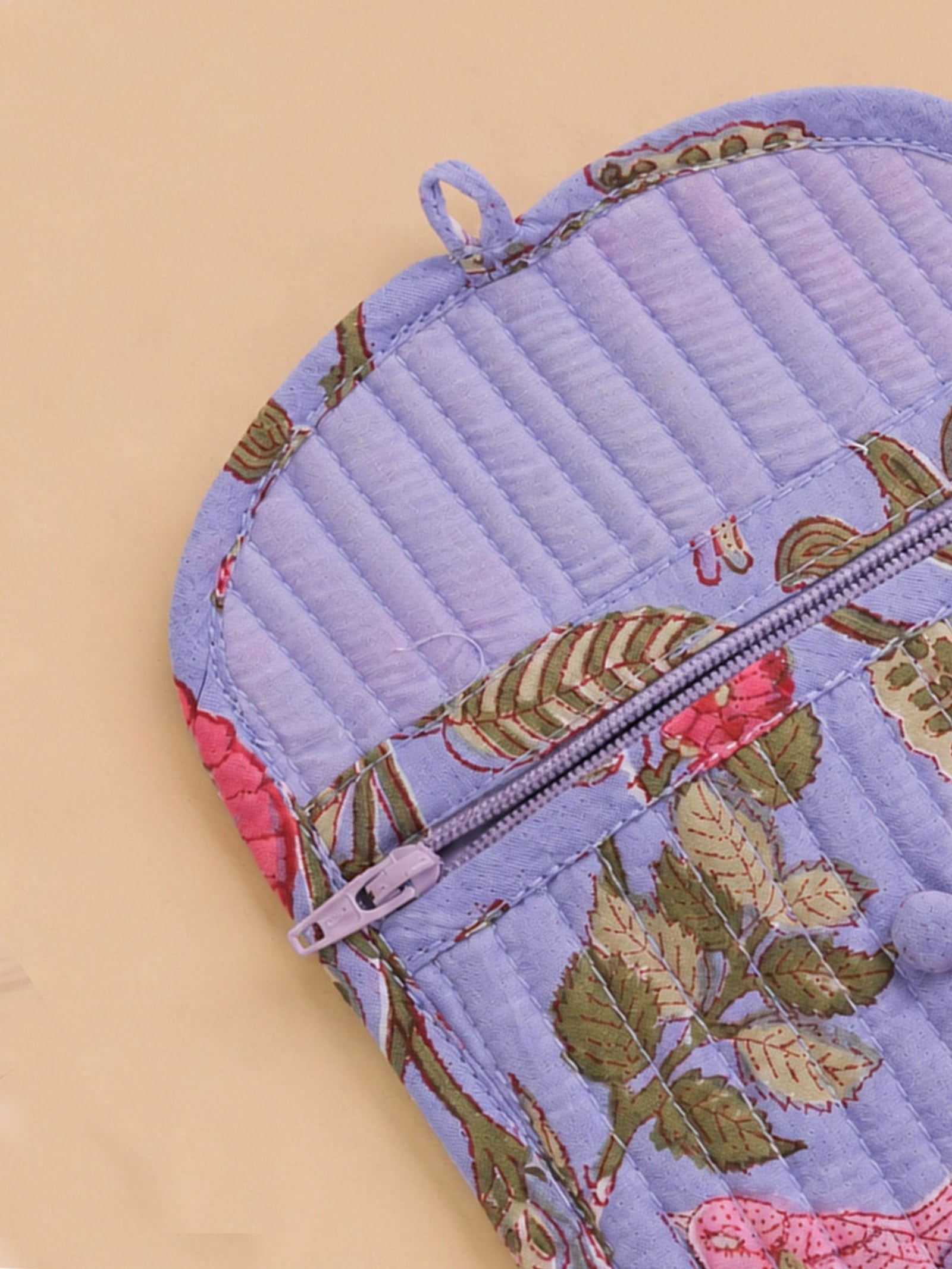 Daisy Quilted Coin Purse