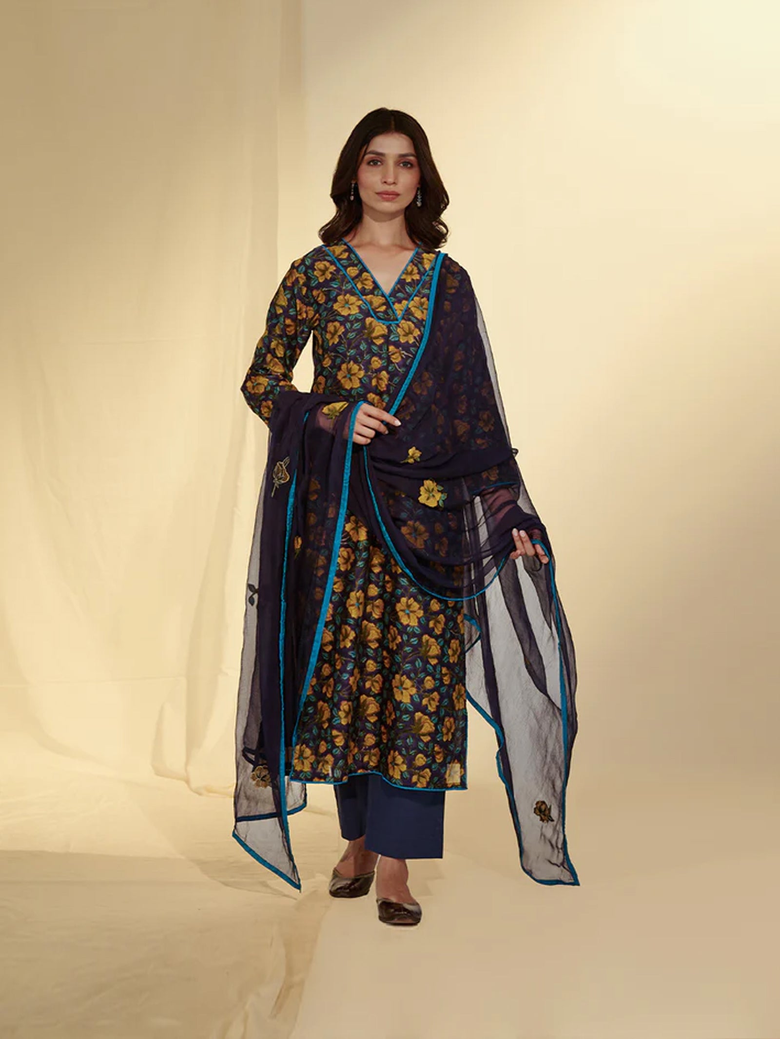 Dandelions Chiffon Dupatta