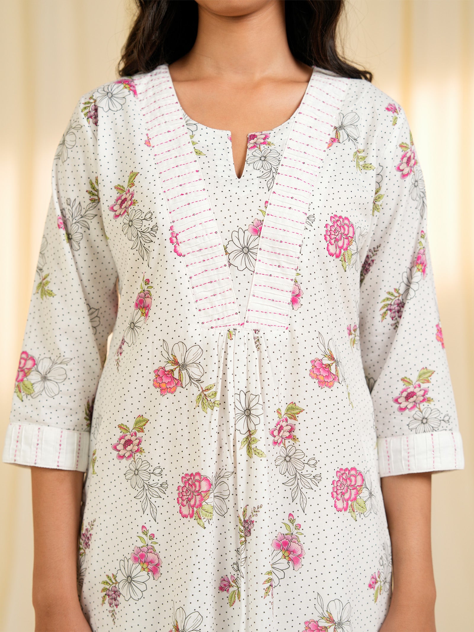 Dorothy Pink Valley Voile Kurta