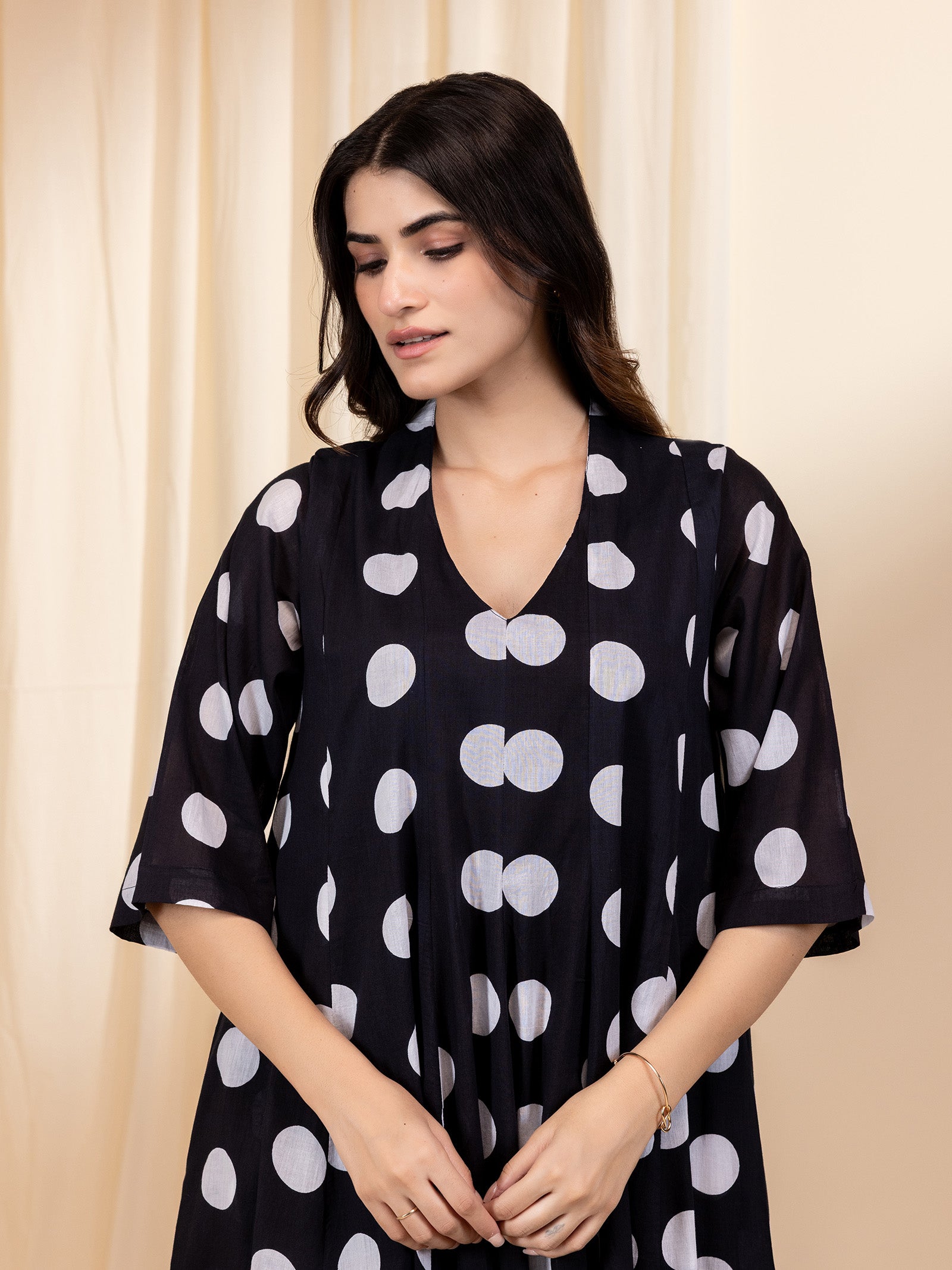 Dot Dot Dash - Drama Voile Dress