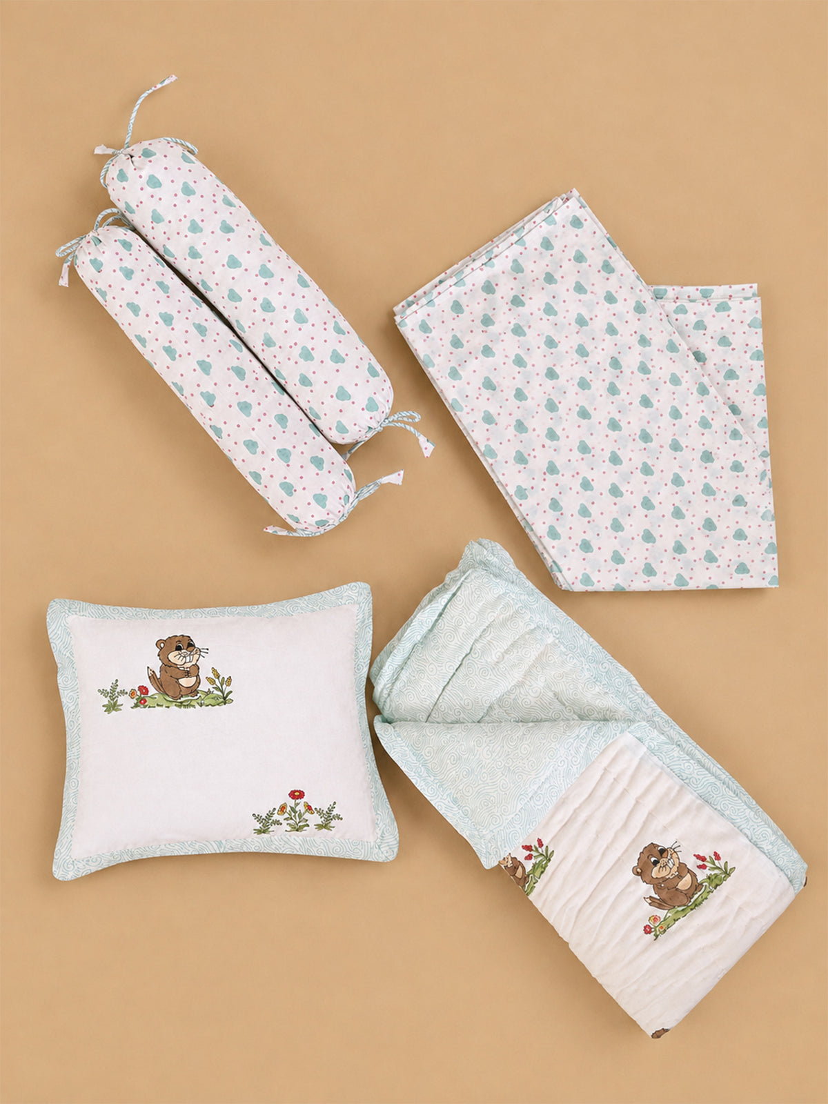 Eager Beaver Crib Set