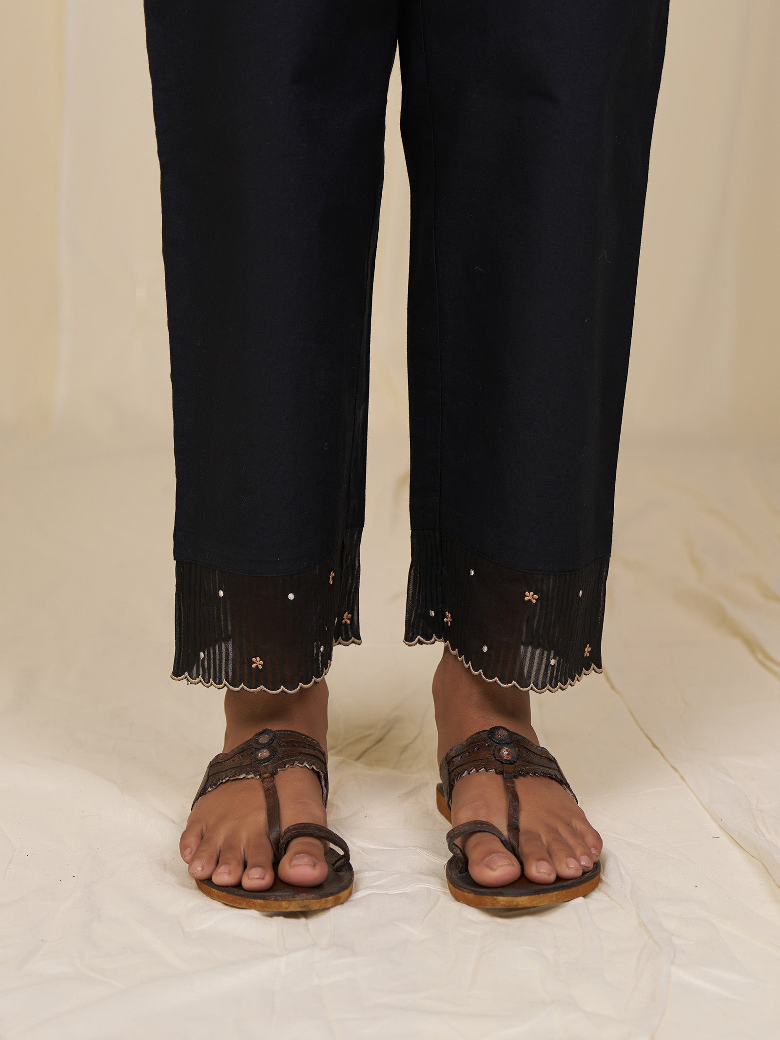 Eclipse Cotton Straight Pants