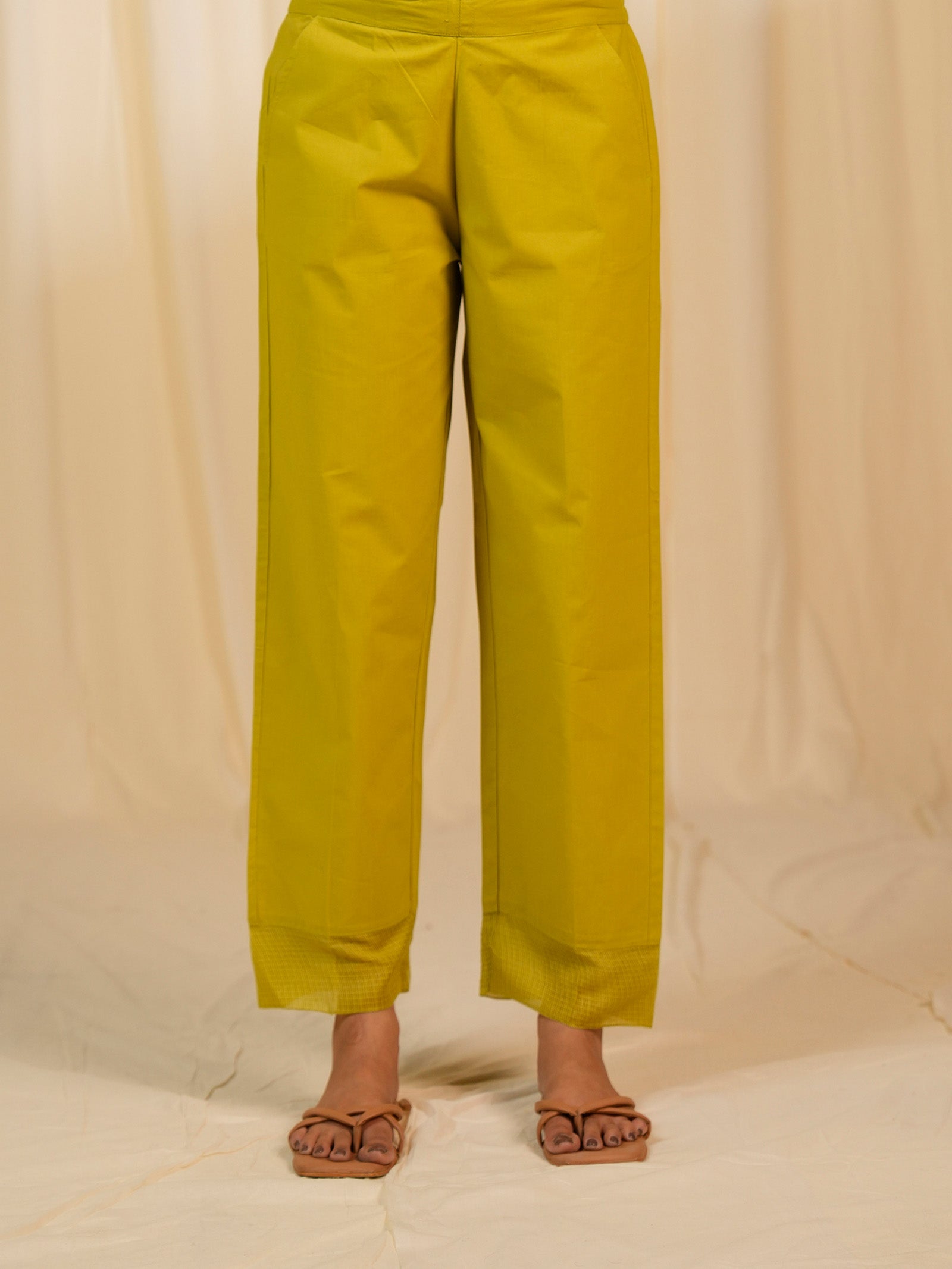 Eden Cotton Straight Pants