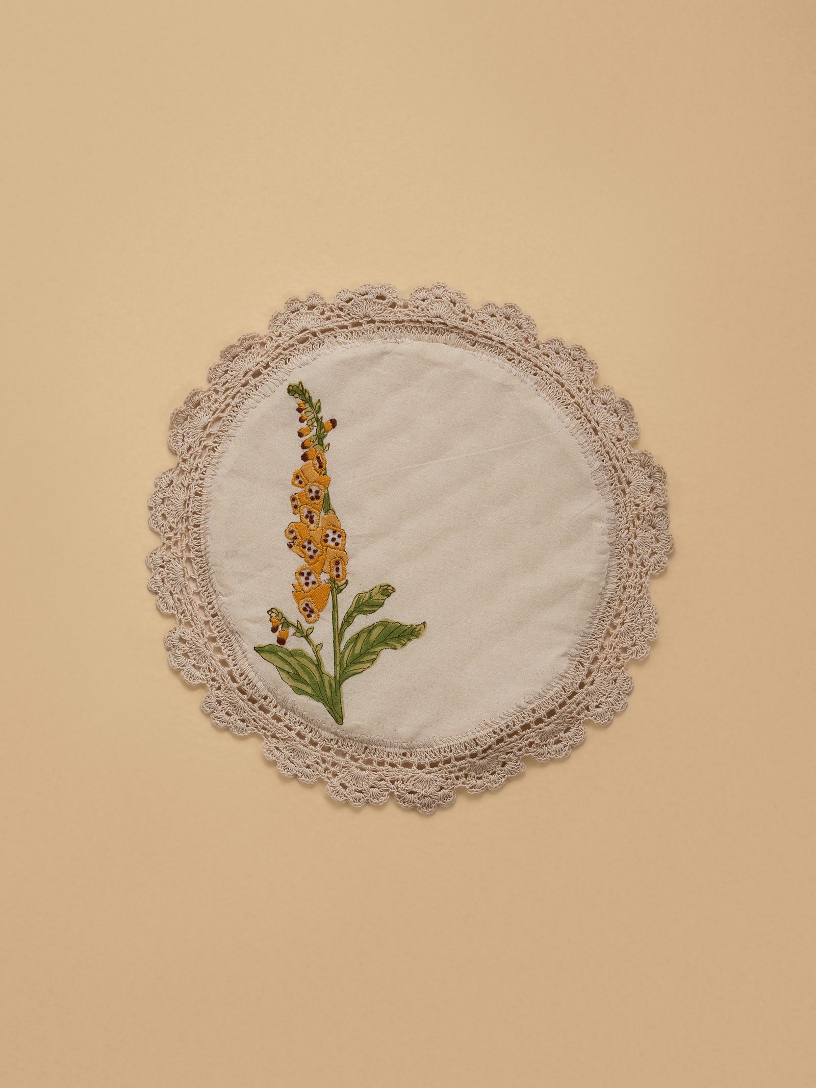 Emb. Place Mats - Fox Glove  (Set of 2)