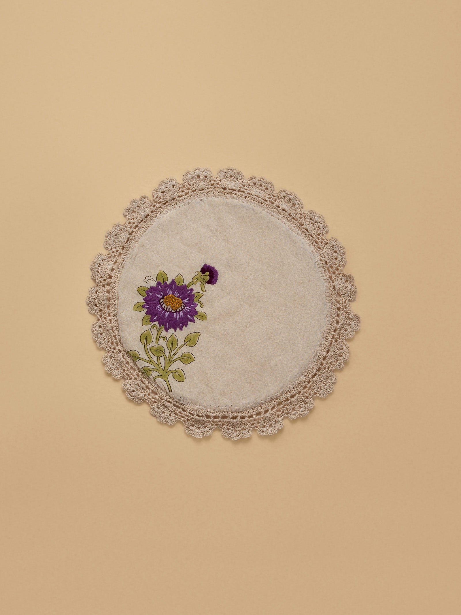 Emb. Place Mats - Fox Glove  (Set of 2)