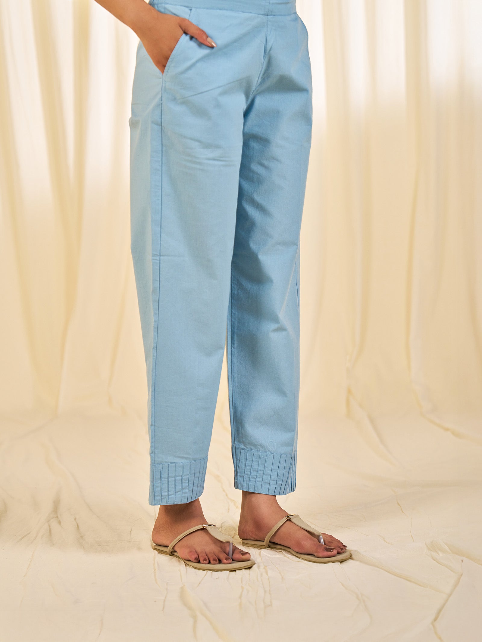 Faguni Cotton Straight Pants