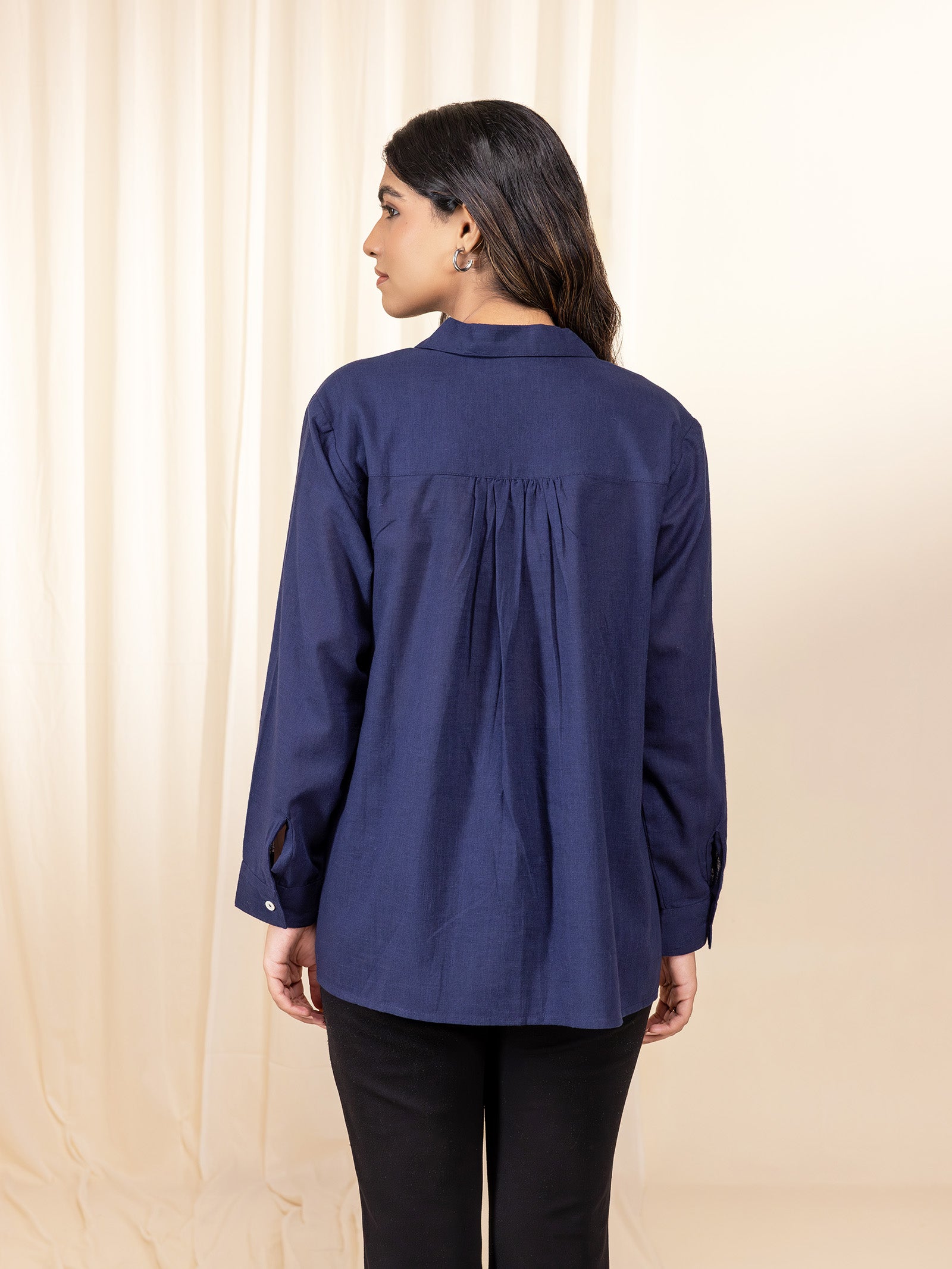 Flamingo Bird Hippie Cotton Shirt