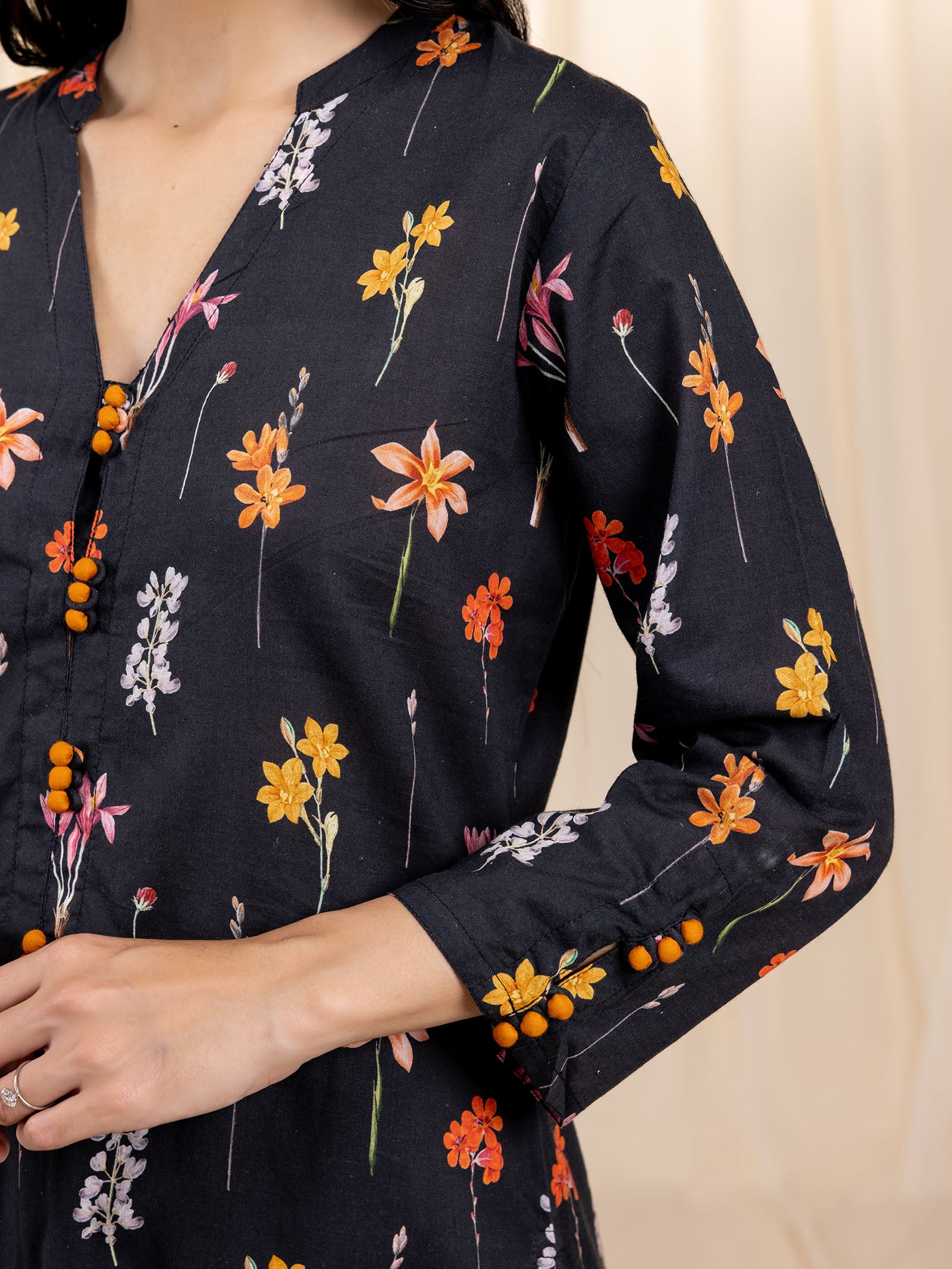 Flowers And More Cotton Kurta
