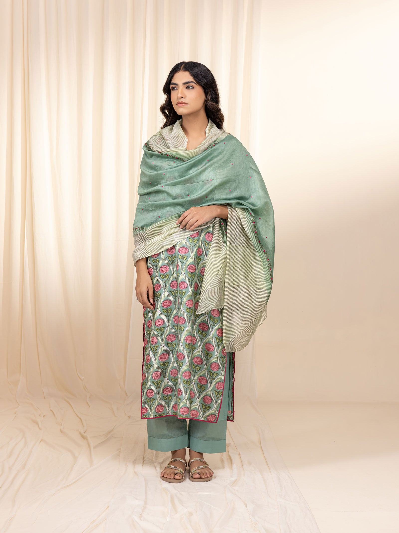Fresco Chanderi Dupatta