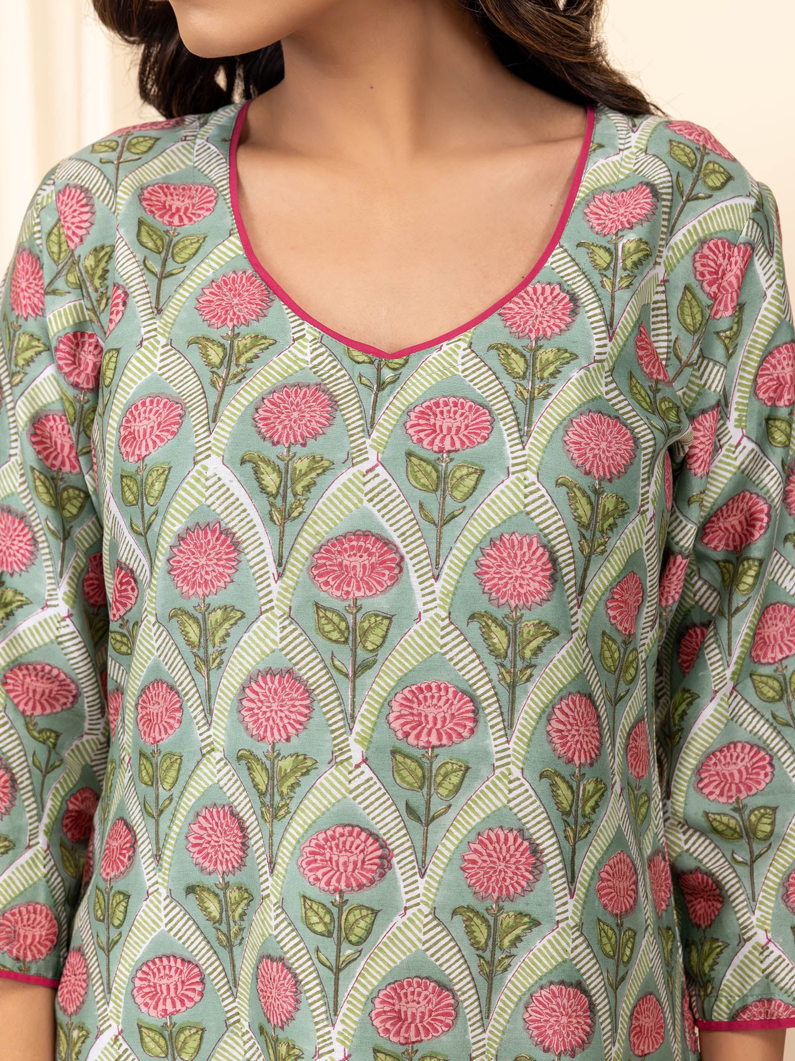 Fresco Chanderi Kurta