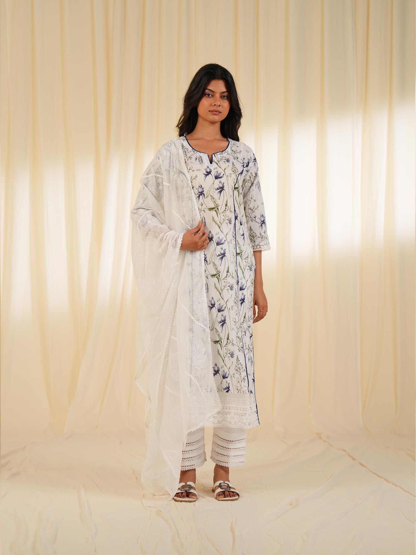 Garden Whisper Cotton Kurta