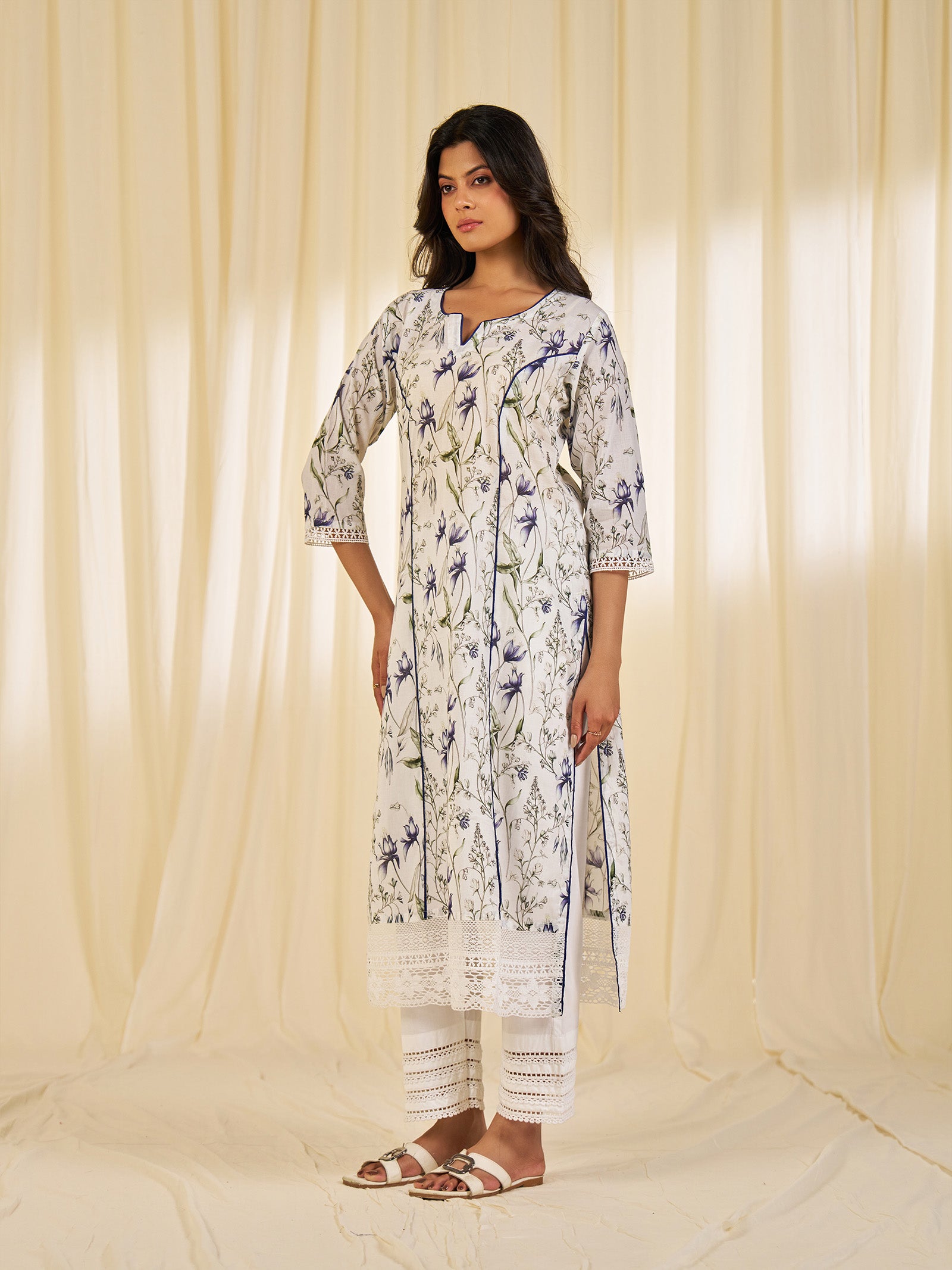 Garden Whisper Cotton Kurta