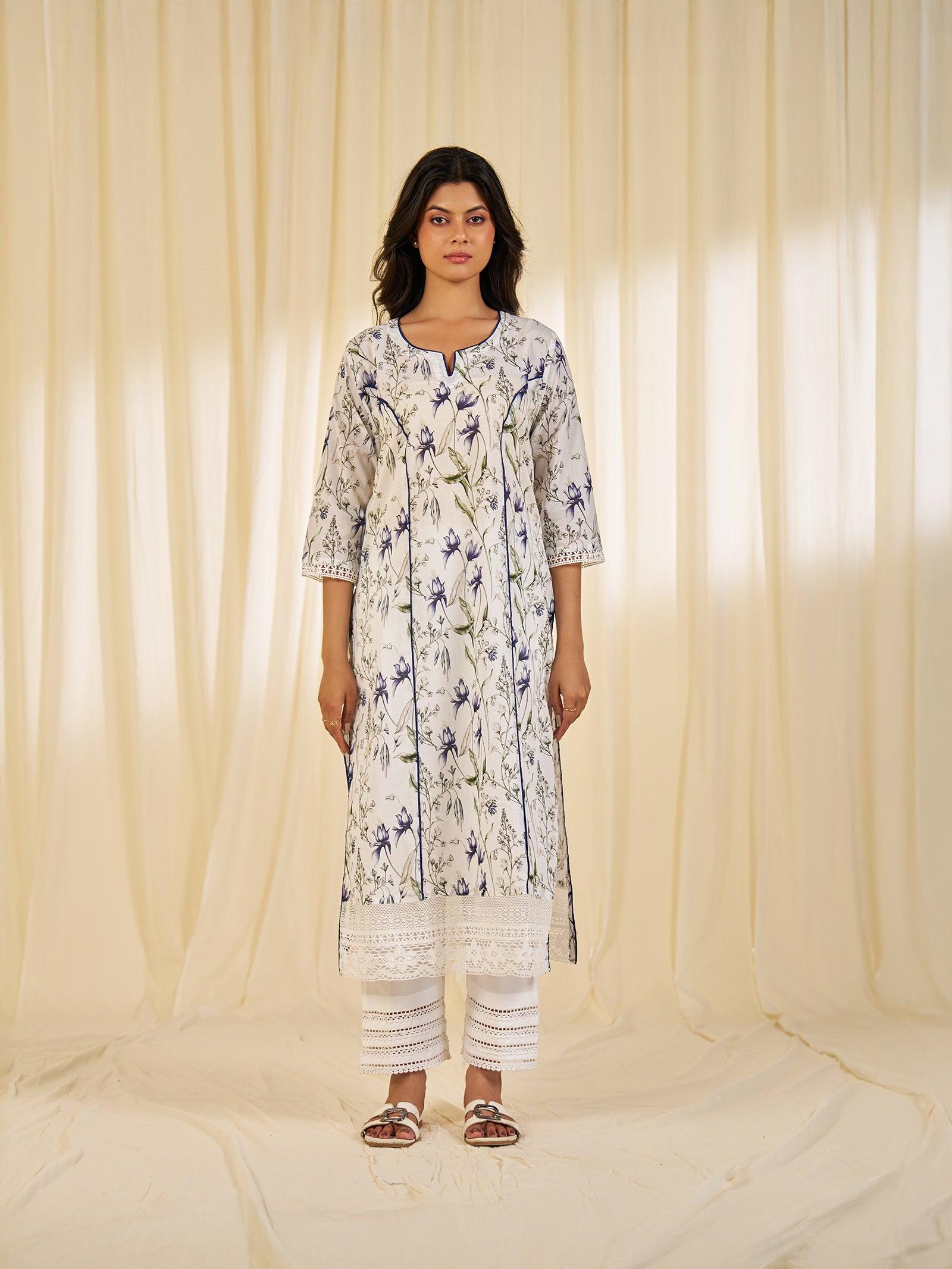 Garden Whisper Cotton Kurta