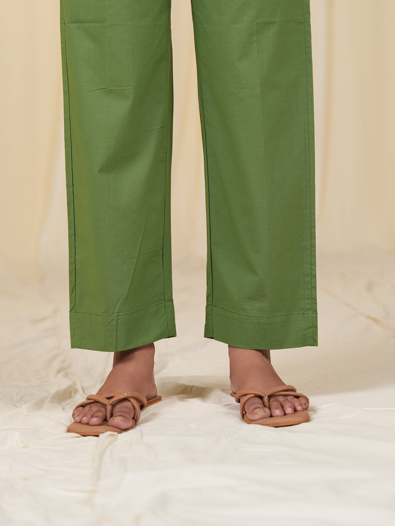 Grove Cotton Straight Pants