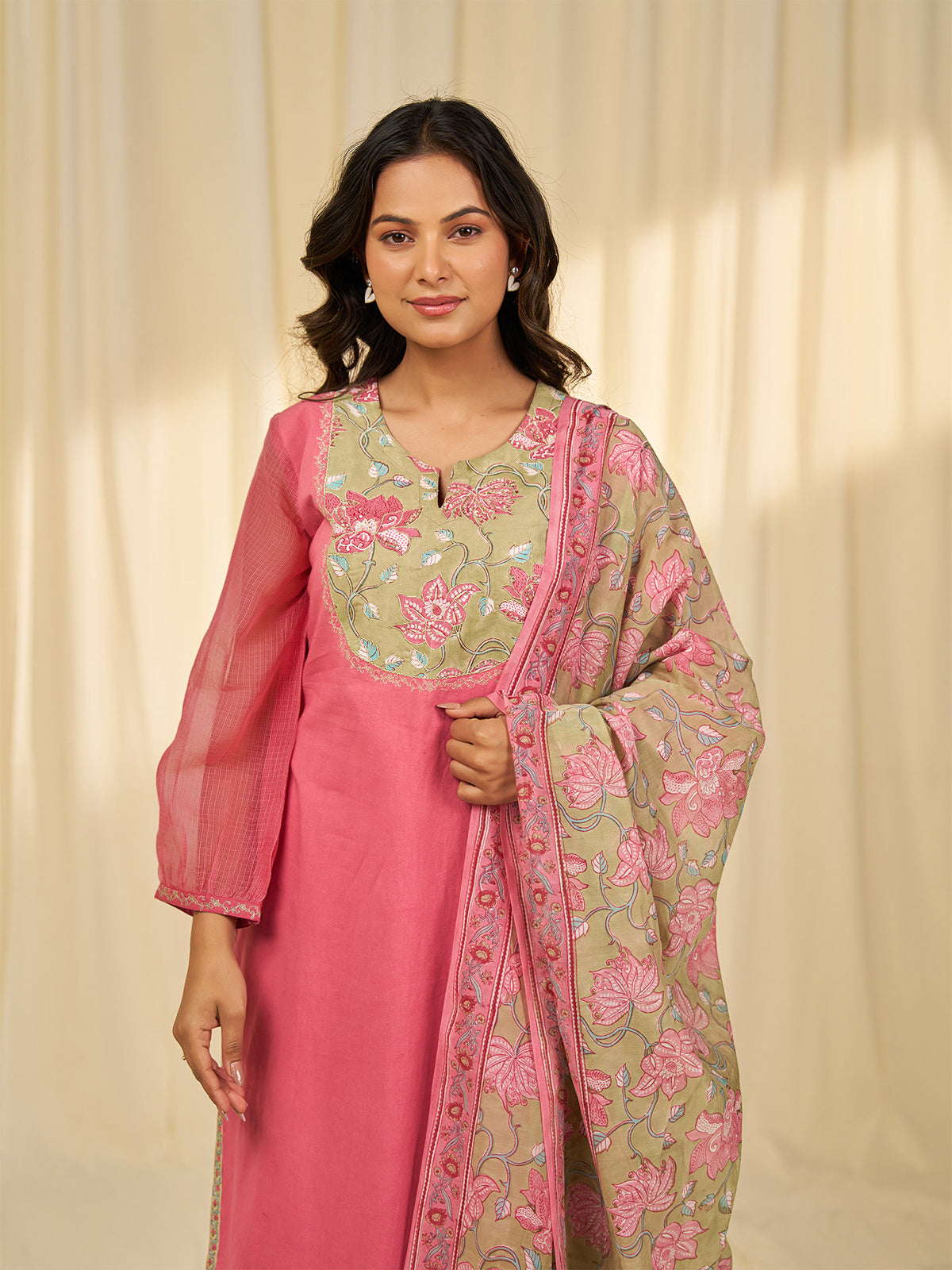 Gulabo Chanderi Dupatta