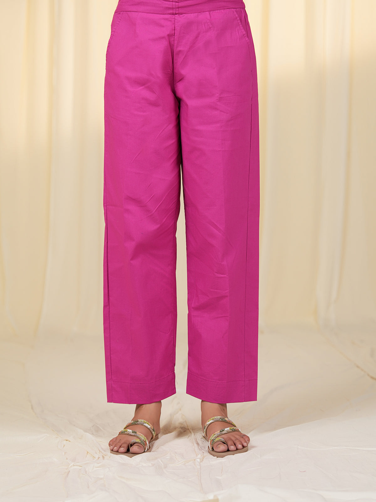 Gulmarg Cotton Straight Pants