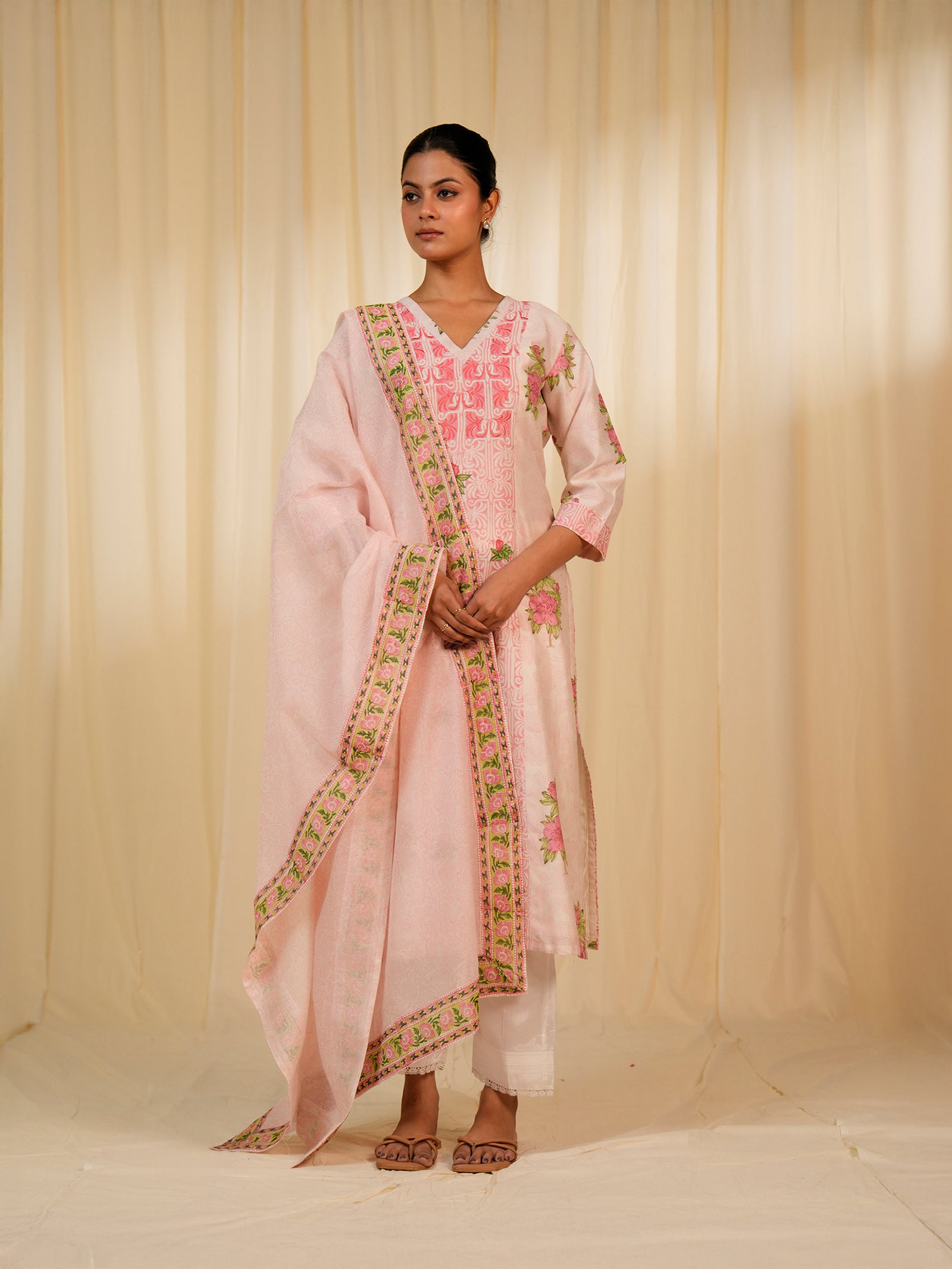 Gulnaz Chanderi Dupatta