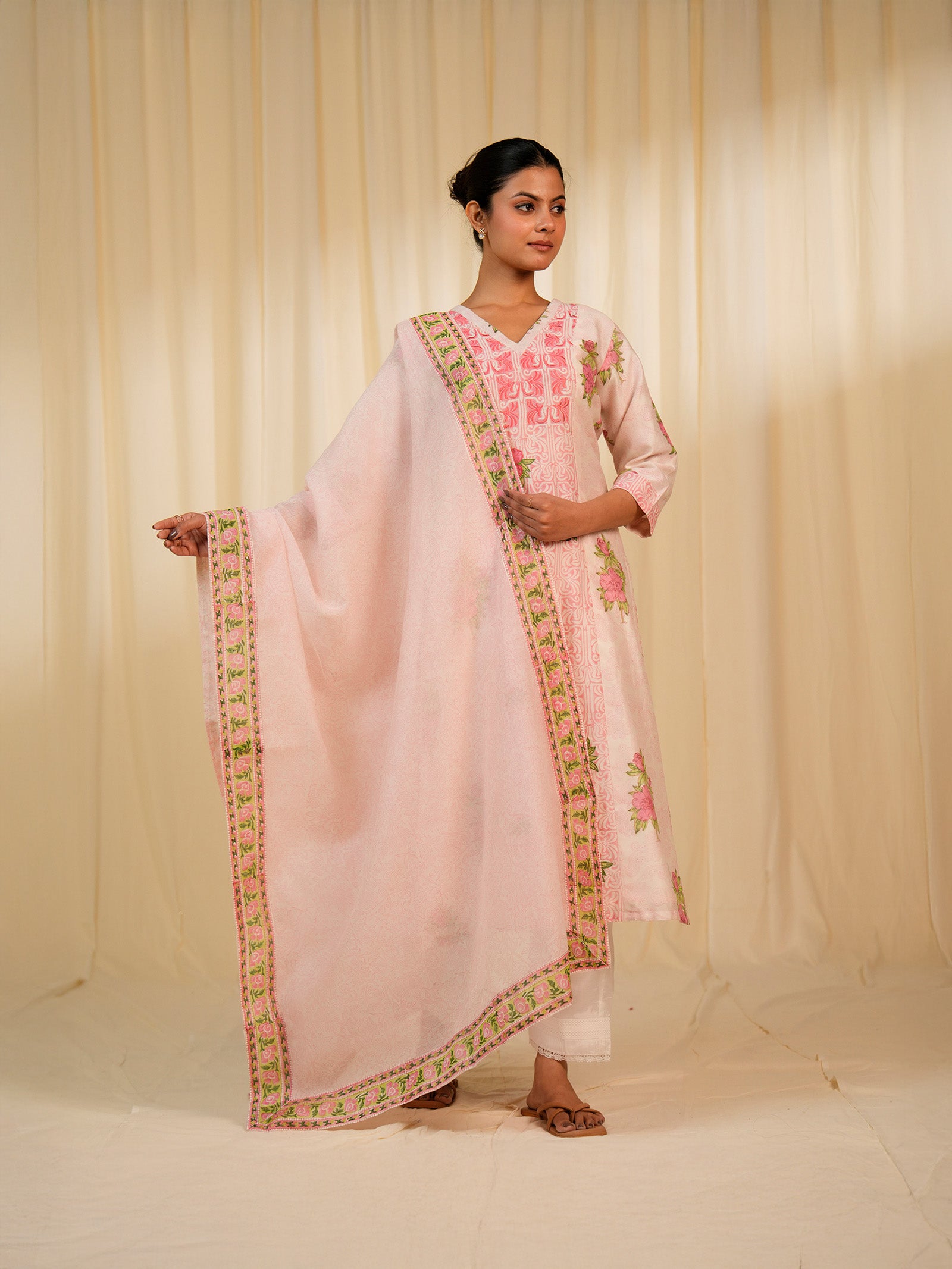 Gulnaz Chanderi Dupatta