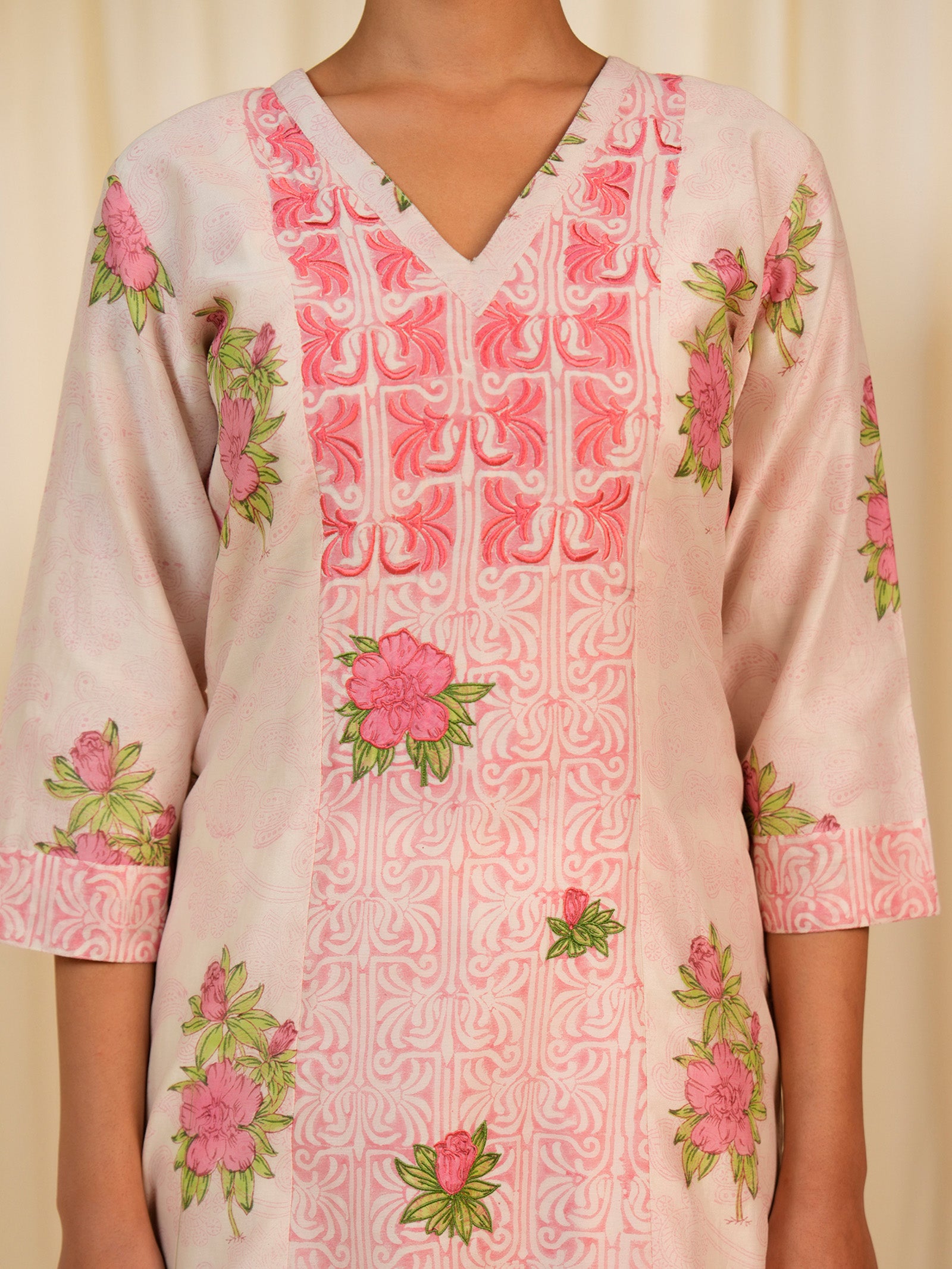 Gulnaz Chanderi Kurta