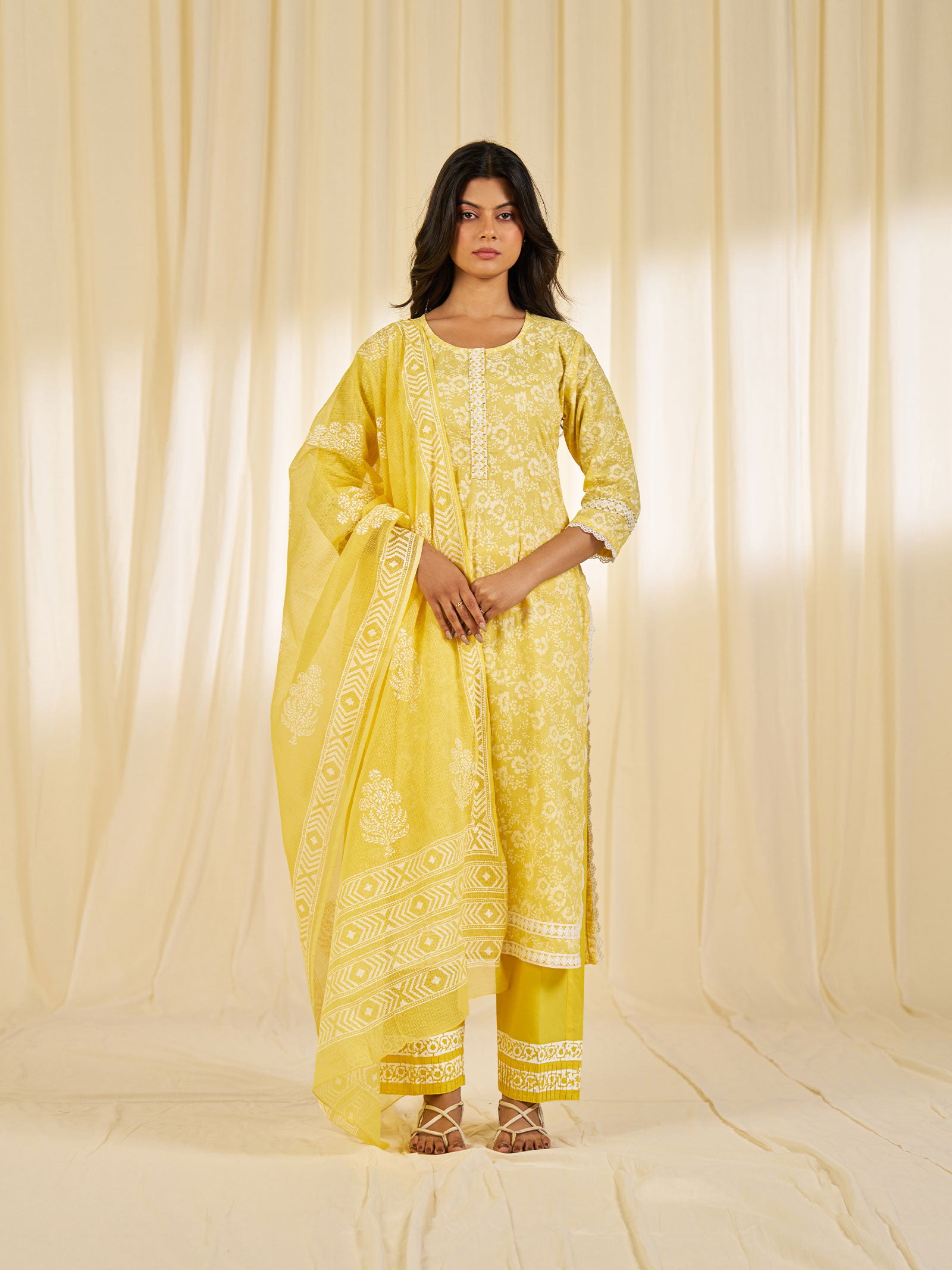 Haldi Cotton Kurta