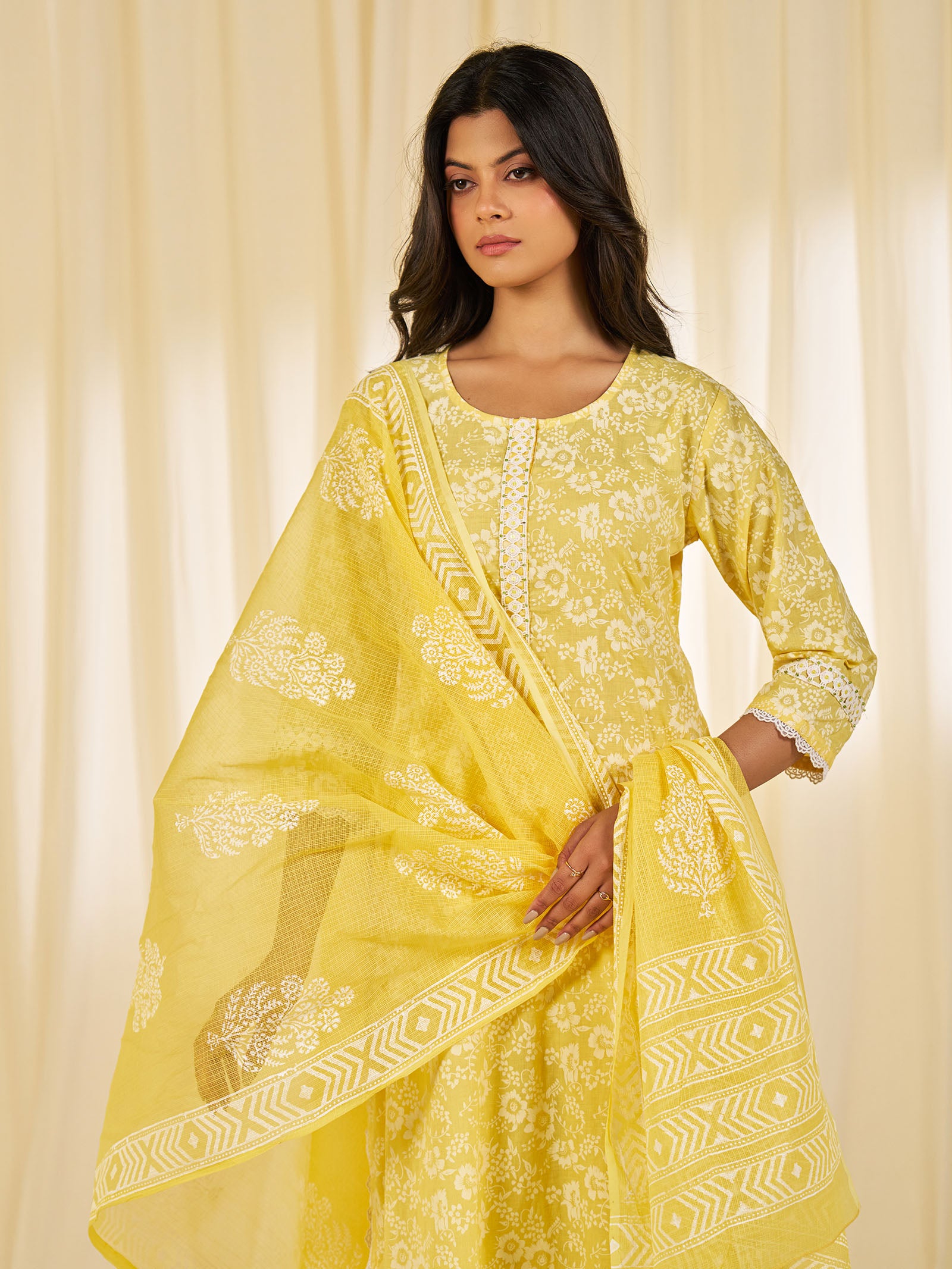 Haldi Kota Dupatta