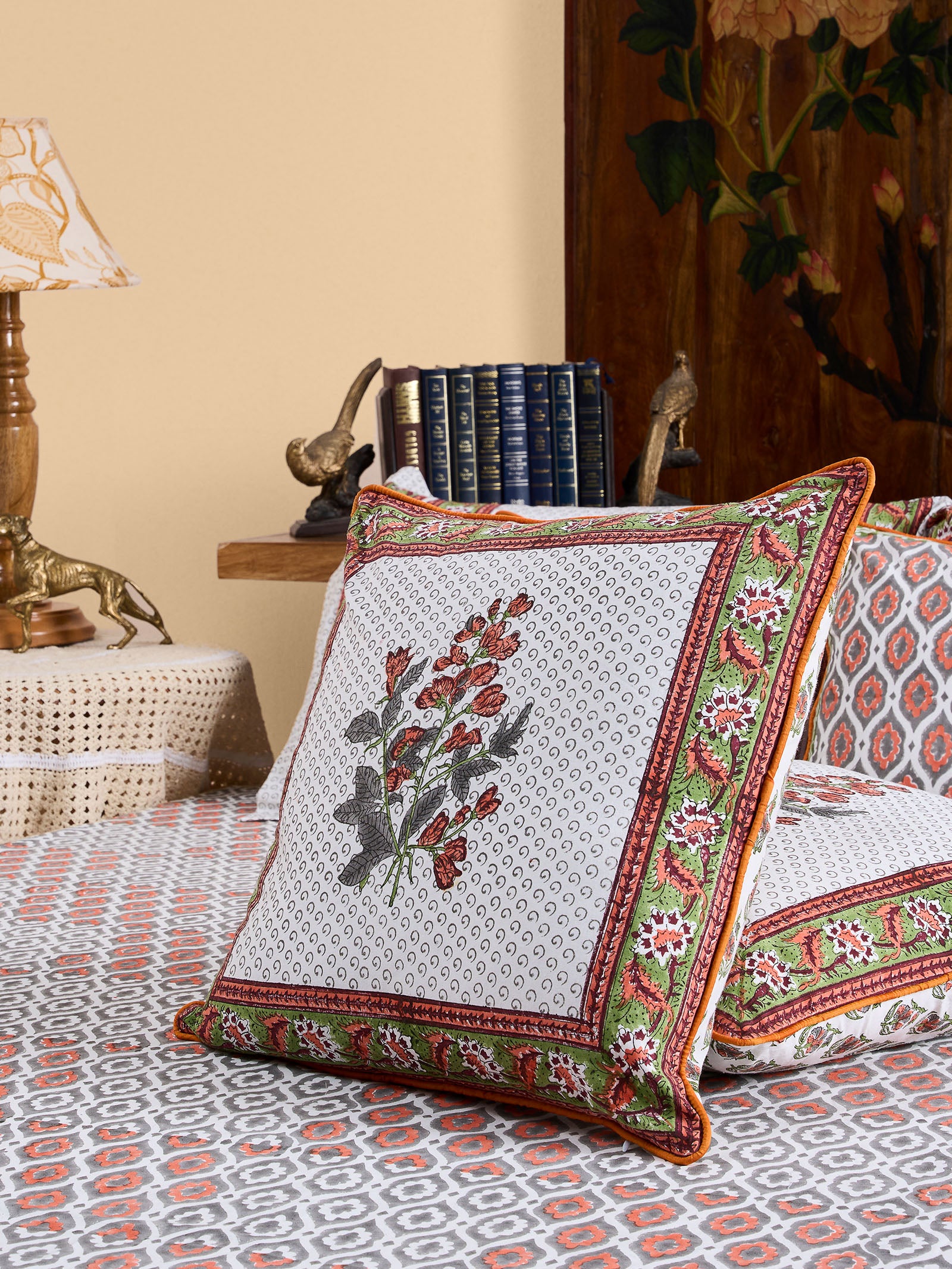 Hanumangarh 20" x 20" Cushion Cover
