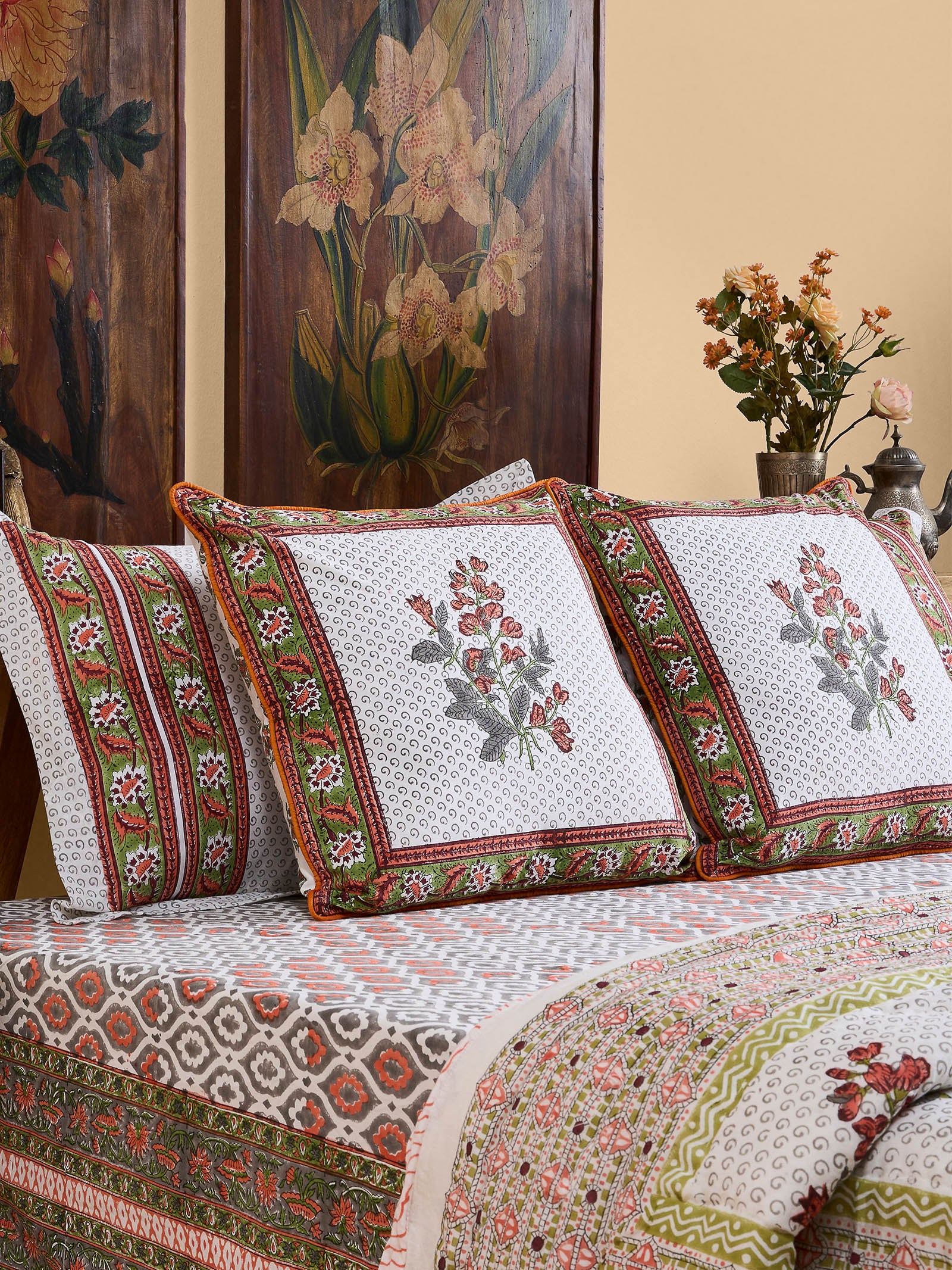 Hanumangarh 20" x 20" Cushion Cover