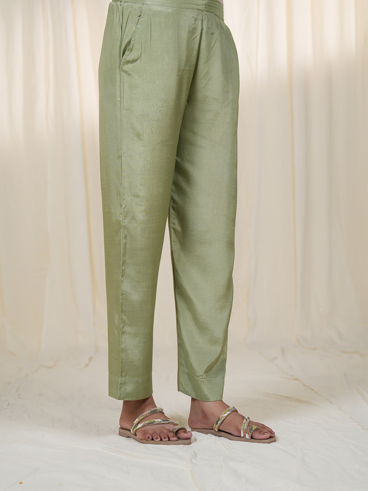 Harbour Hush Bamboo Silk Straight Pants