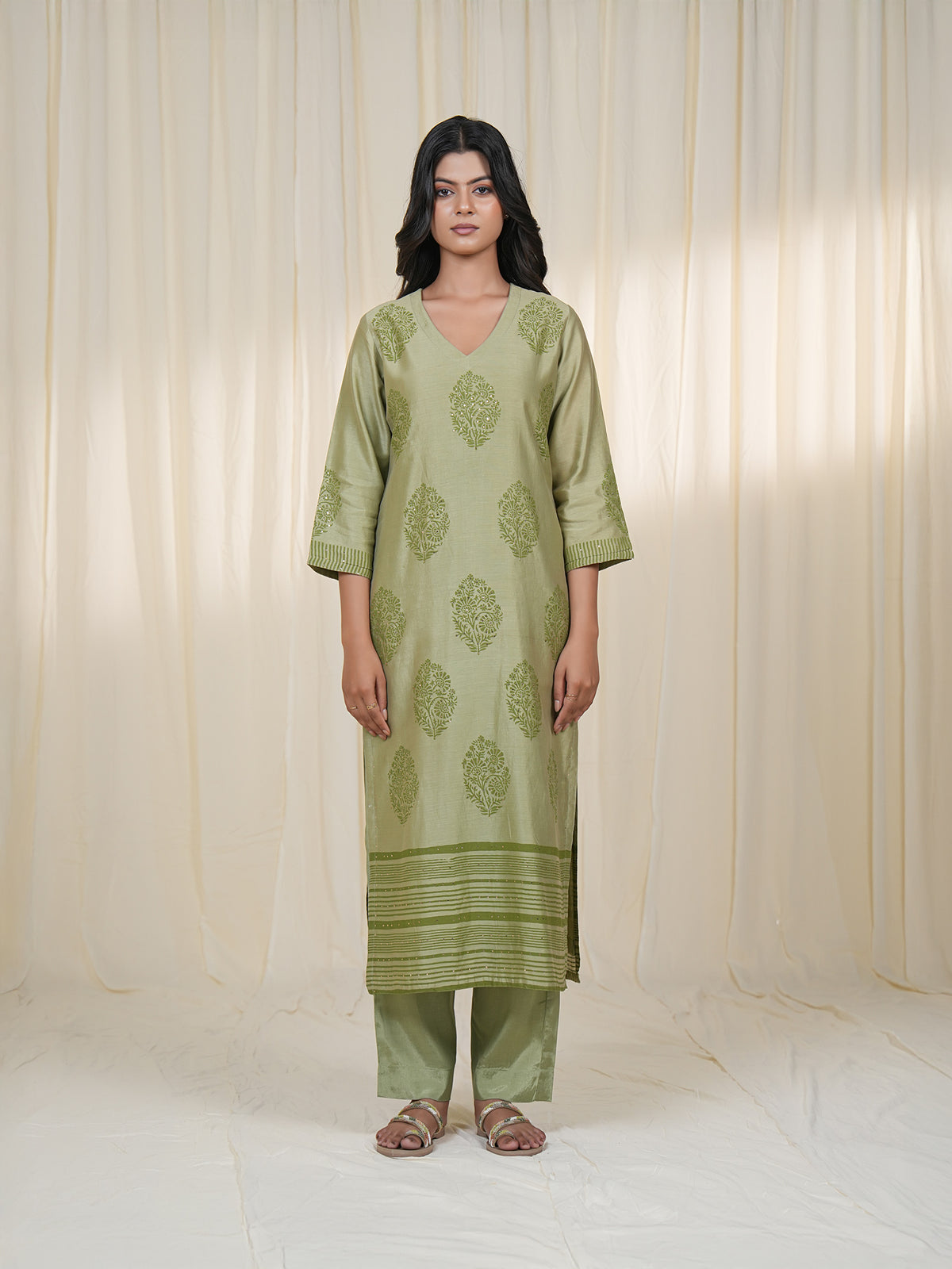 Harbour Hush Chanderi Kurta