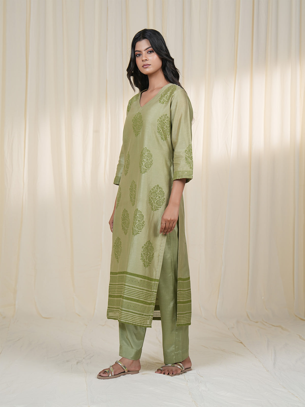 Harbour Hush Chanderi Kurta
