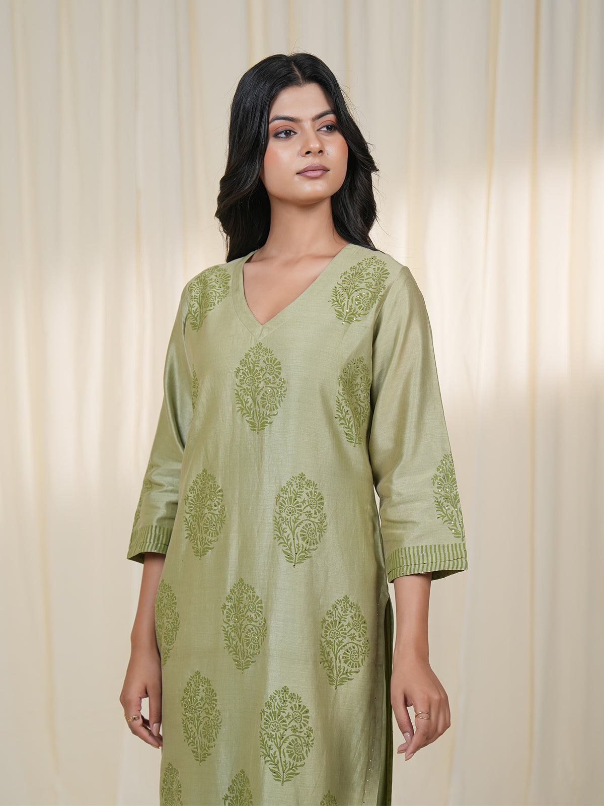 Harbour Hush Chanderi Kurta