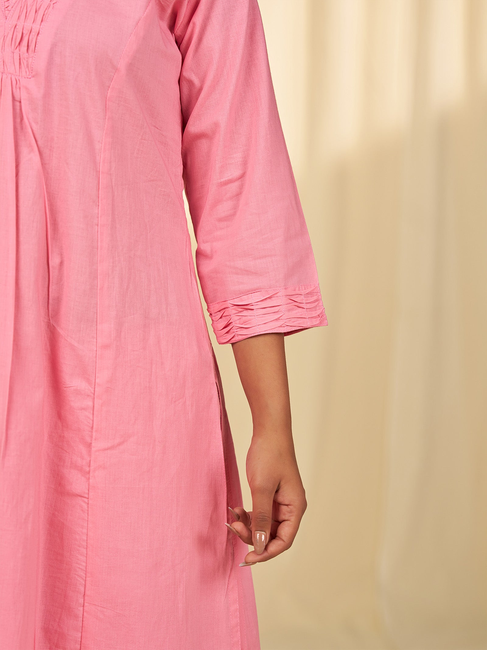 Hydrangea Cotton Kurta