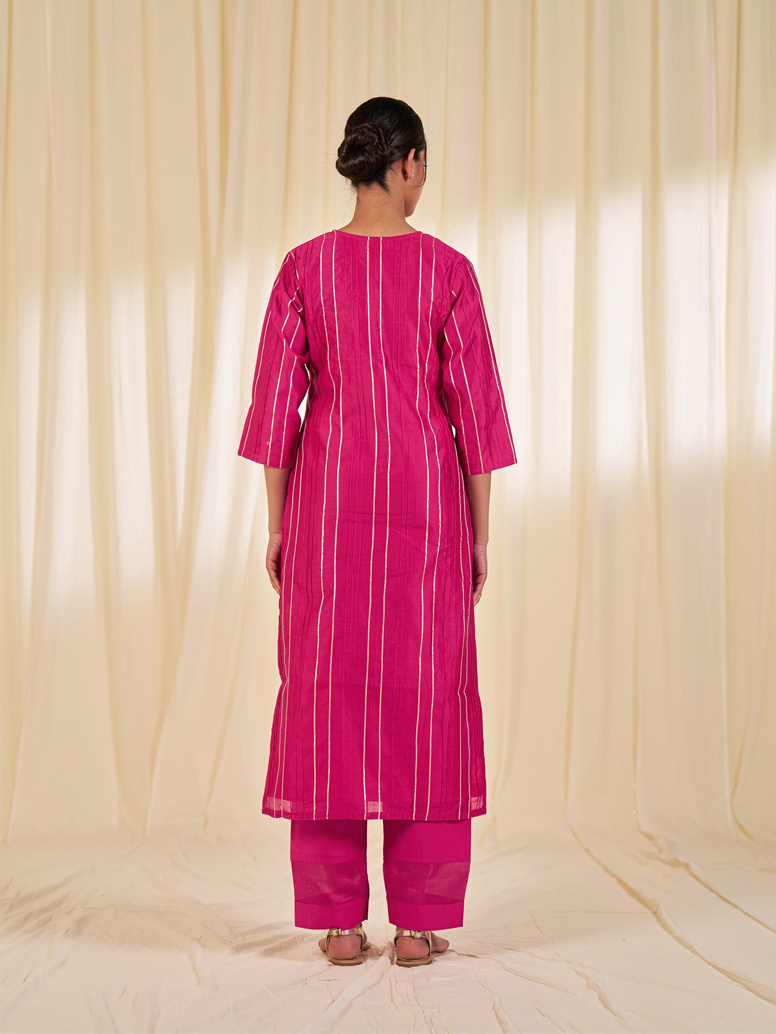 J Range Chanderi Kurta