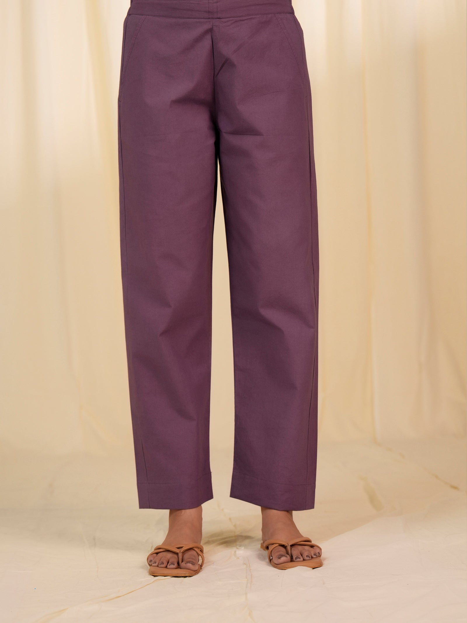 Jamun Cotton Straight Pants