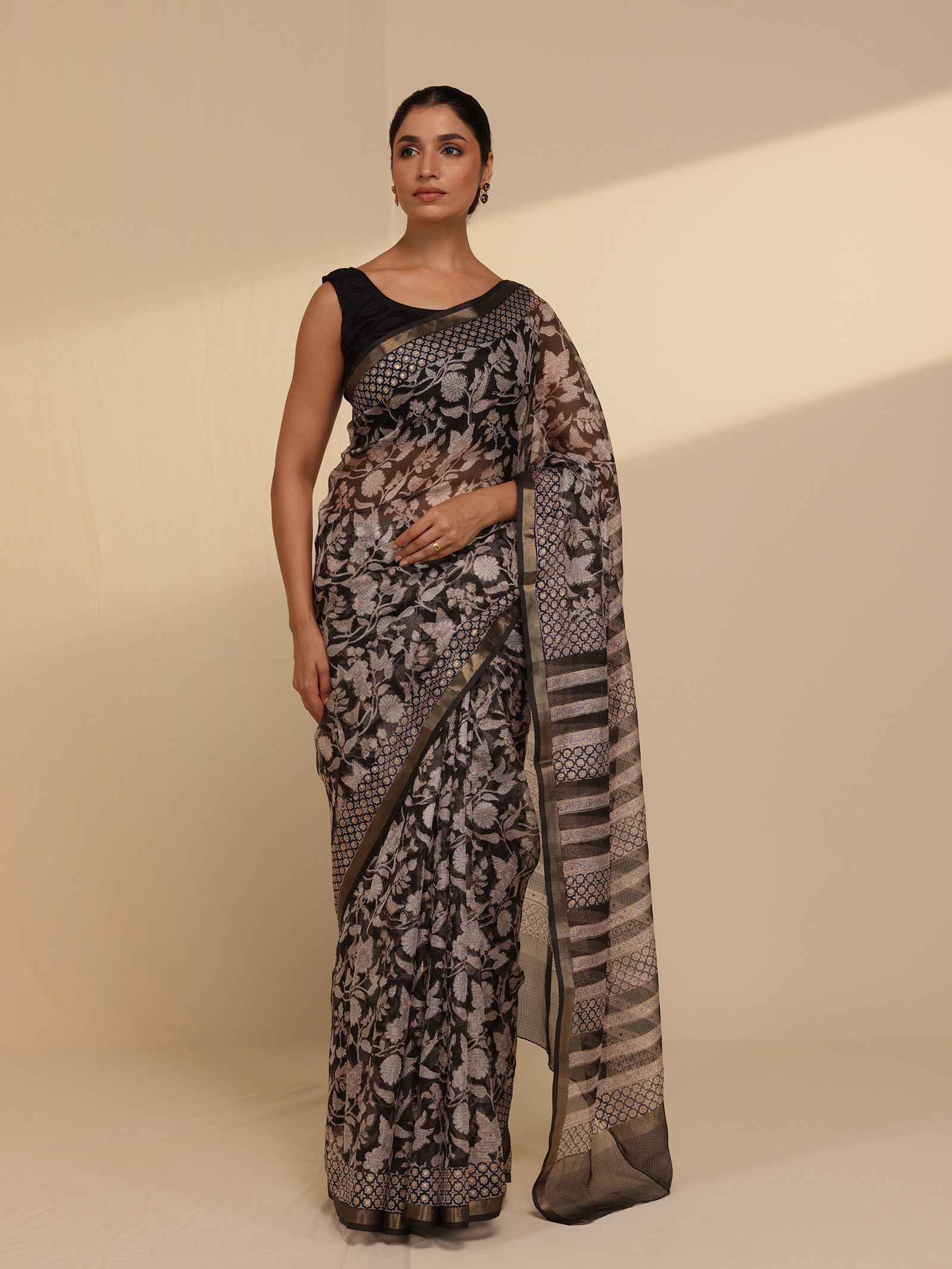 Onyx Kota Silk Saree