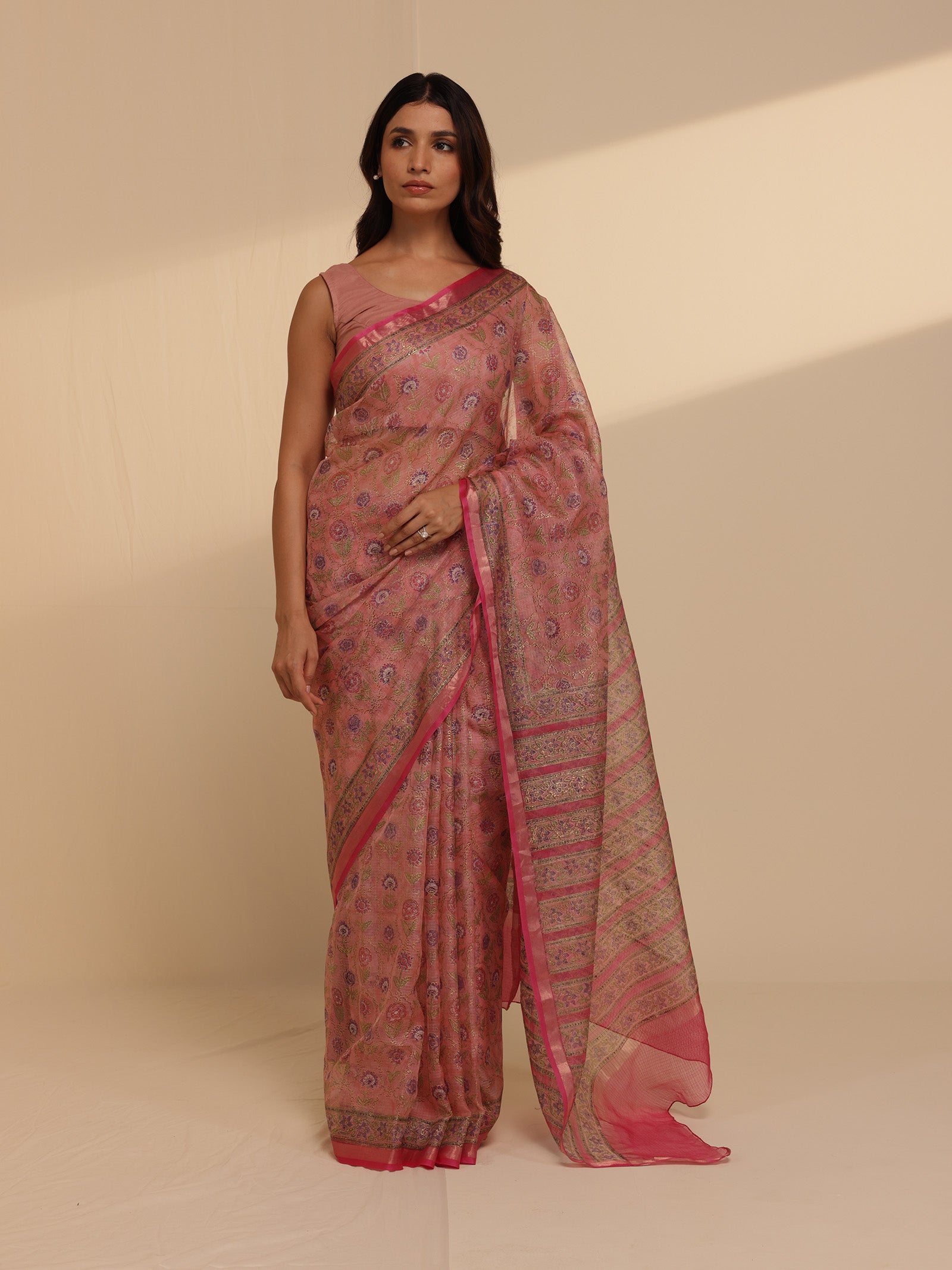 Quartz Kota Silk Saree