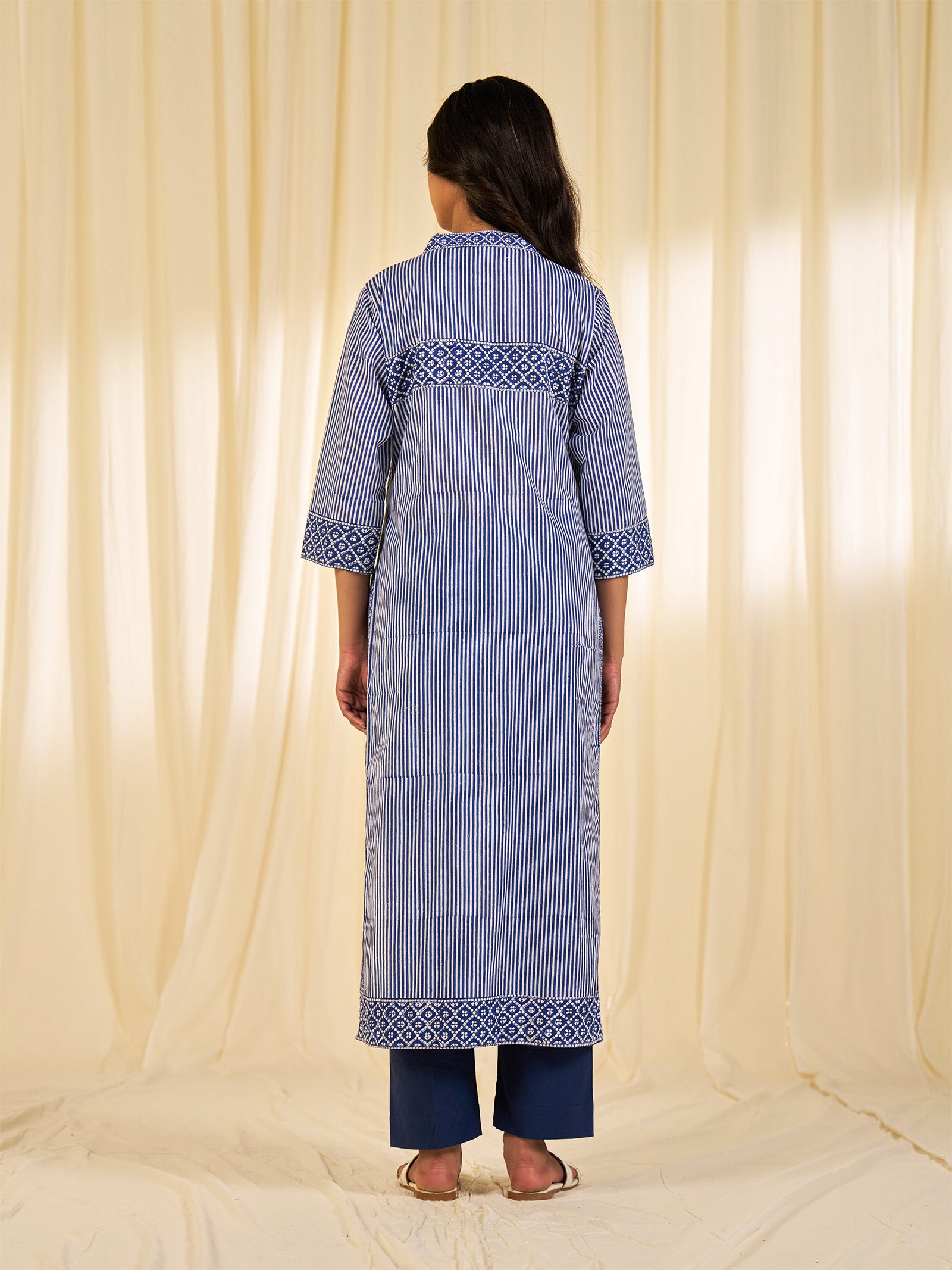 Jal - Jheel Cotton Kurta