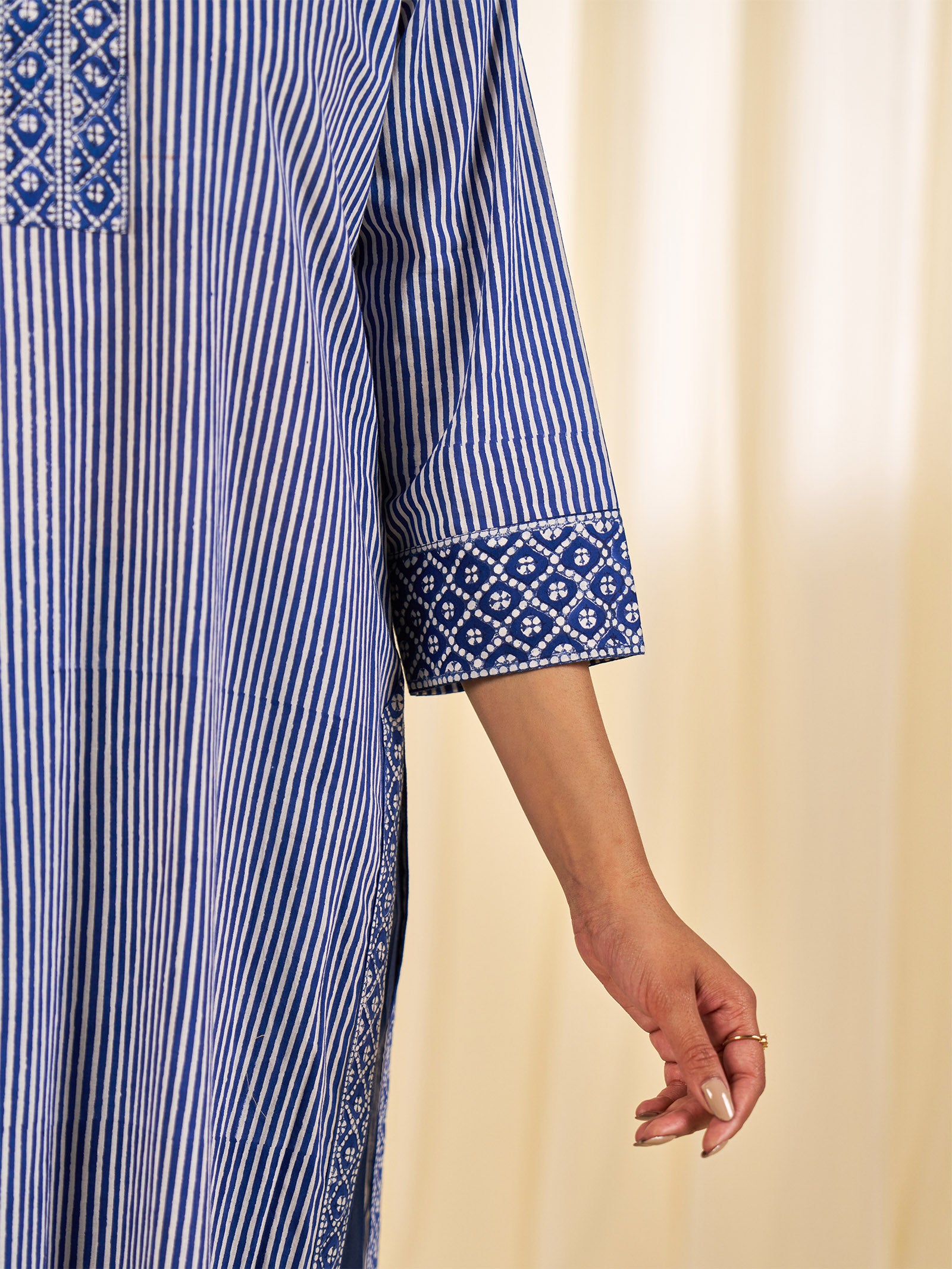 Jal - Jheel Cotton Kurta
