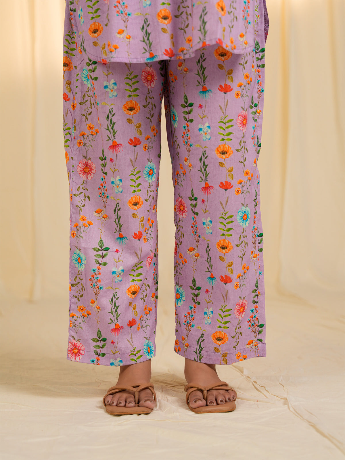 June Garden Cotton Night Suit