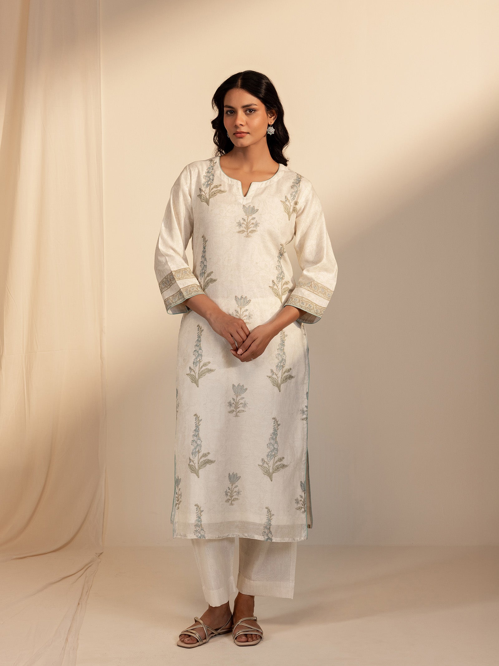 Noor Jahan Chanderi Kurta
