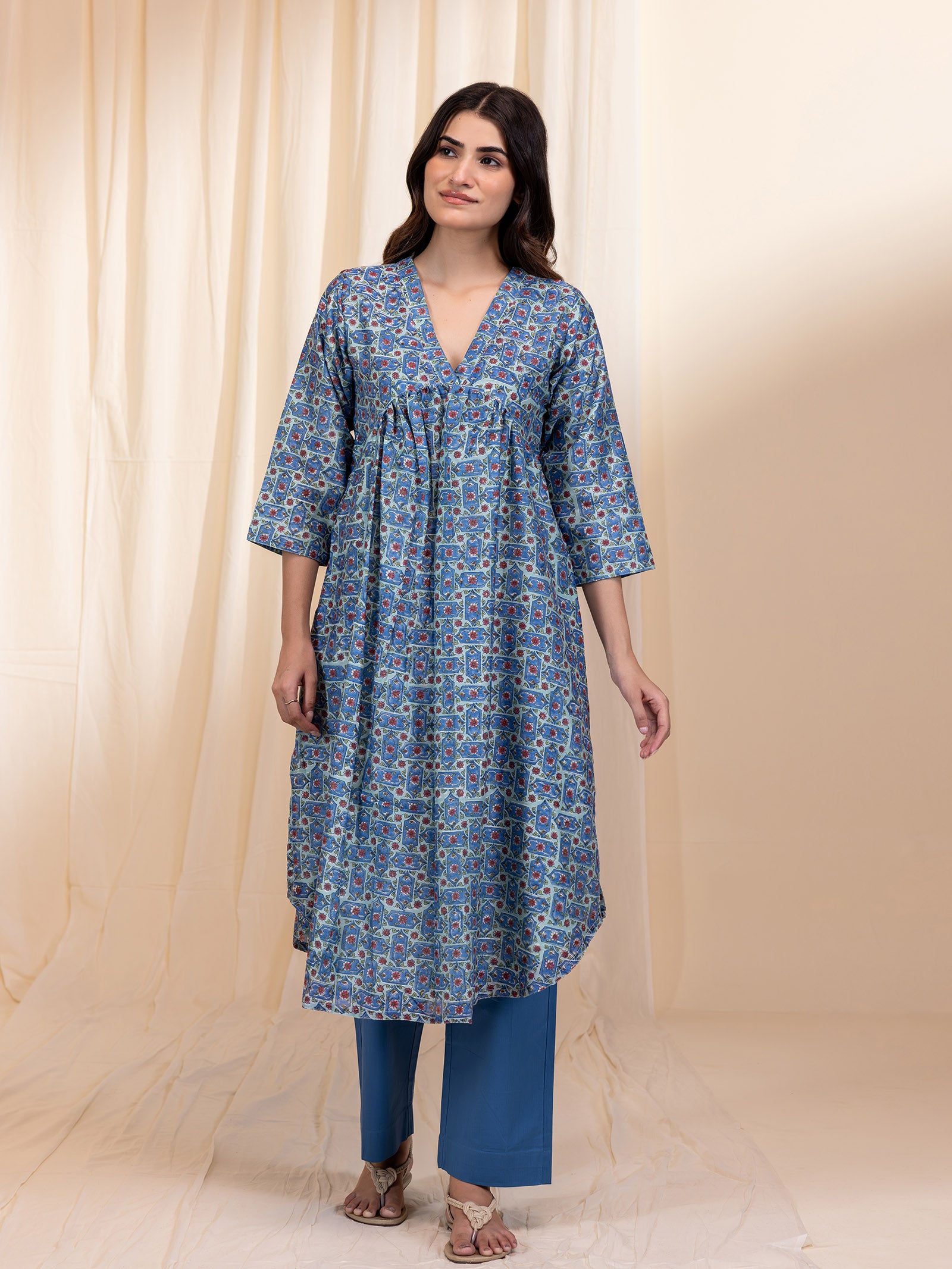 Pacific Point Chanderi Kurta