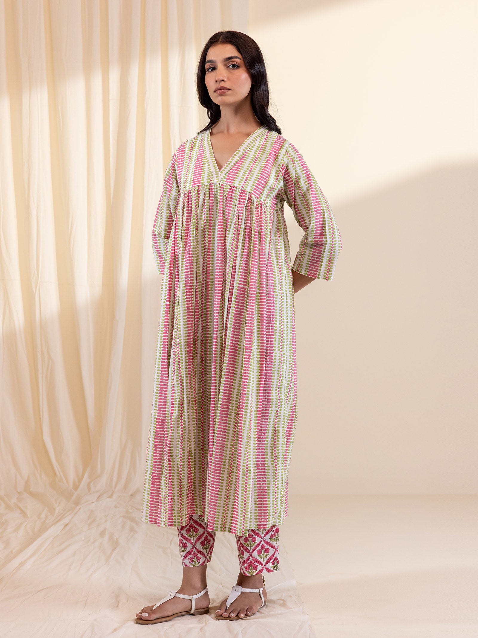 Railway Track Cotton Kurta