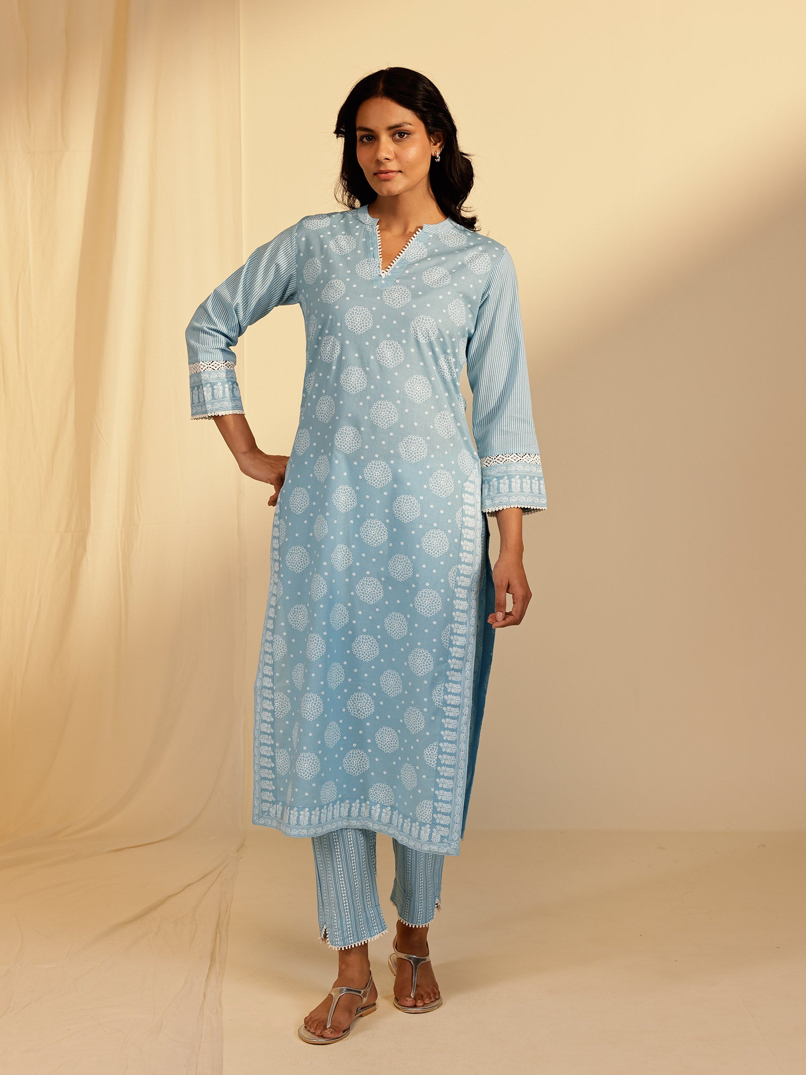 Spin Wheel Cotton Kurta